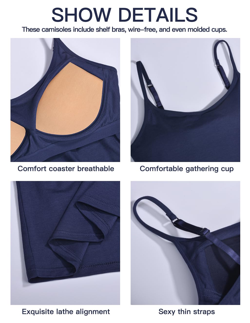 STARBILD Camiseta Interior para Mujer Camiseta Tirantes Ancho Mujer Microfibra antibacteriana Transpirante Sin Costuras