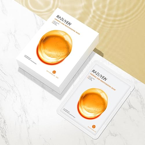 Miniatura 7 de Mascarillas faciales reafirmantes e hidratantes con ácido hialurónico y péptidos, reducen las líneas finas y las arrugas, máscara de esencia