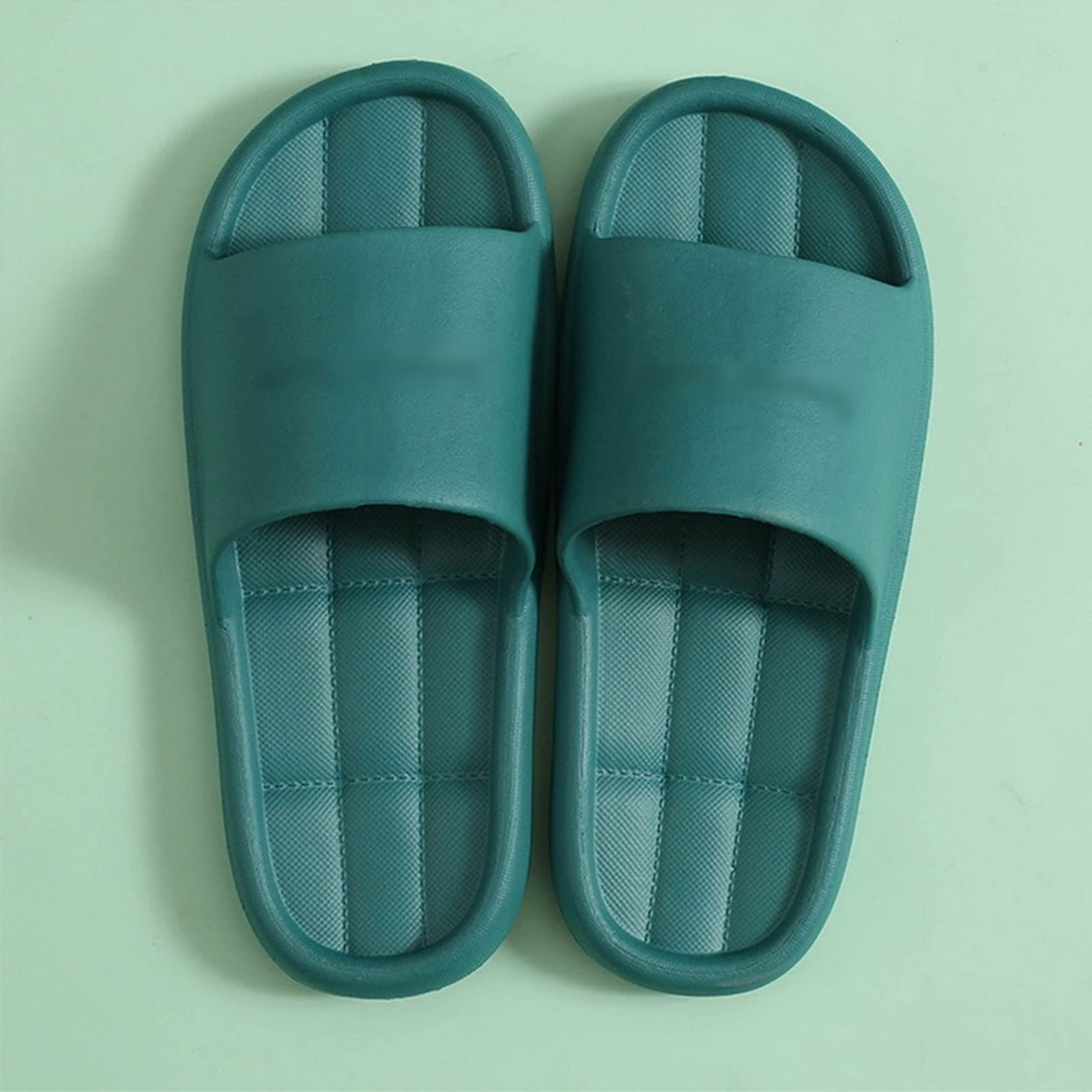Ciabatte da Donna, Unisex, da Uomo, per Coppia, Impermeabili, da Bagno, estive, da Spiaggia, Antiscivolo, per Interni e casa, con Suola Morbida (Nero 44/45 EU)