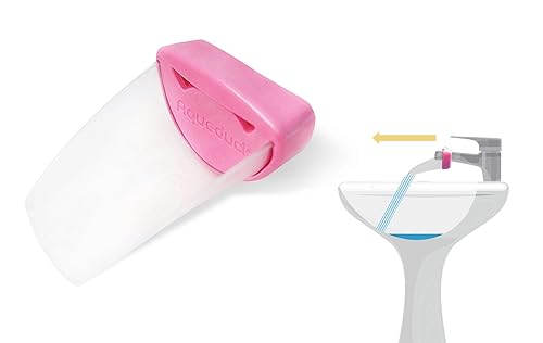 Miniatura 5 de Aqueduck El original extensor para el grifo (creado por una mamá que se preocupa)..., Agua (Aqua) Aguamarina,Gris,Rosado (Crystal Pink)
