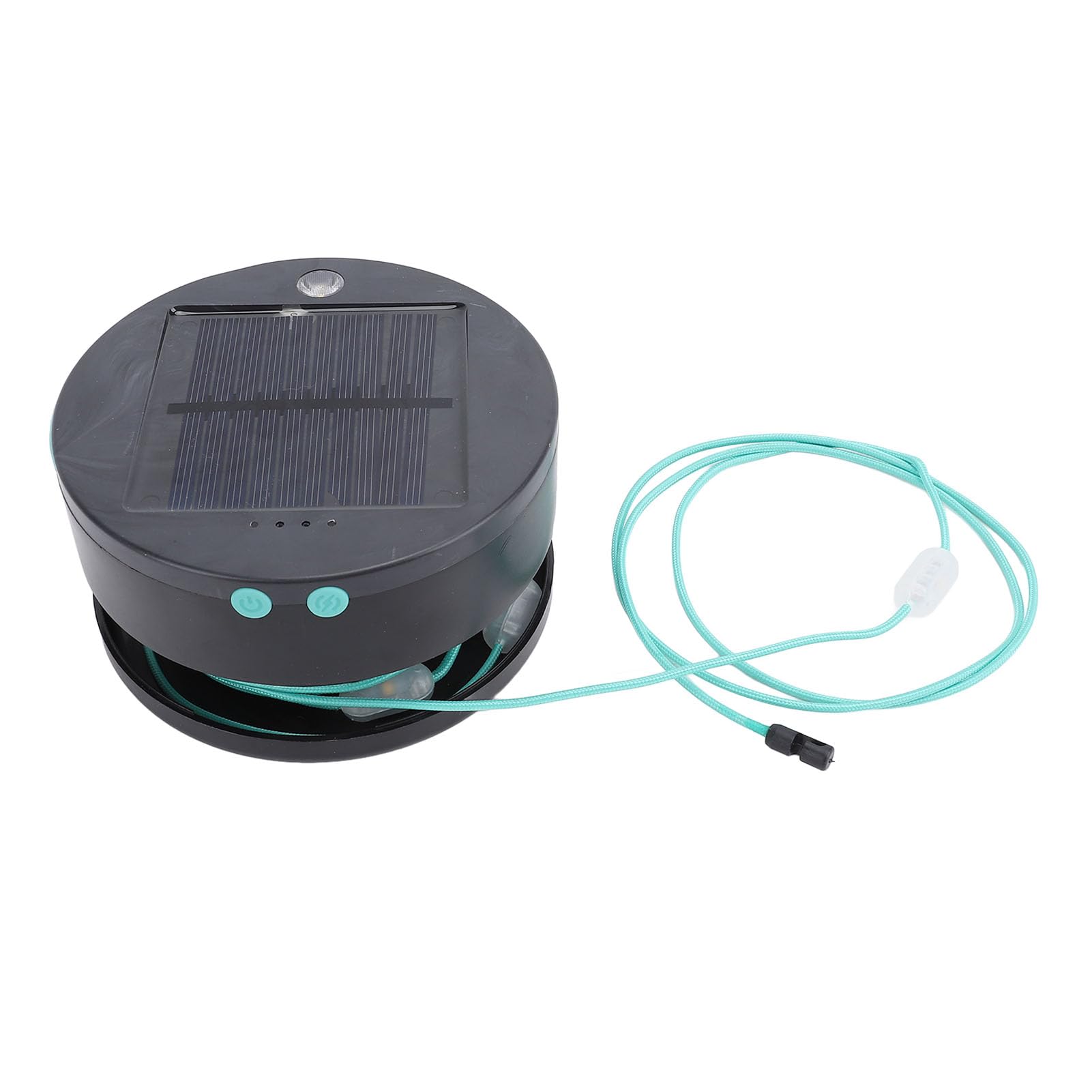 Goshyda Solar-Lichterkette, Camping, Wiederaufladbar, USB-LED-Lampe, Wasserbeständig, für Terrasse, Hof, Garten, Dekoration Im Freien