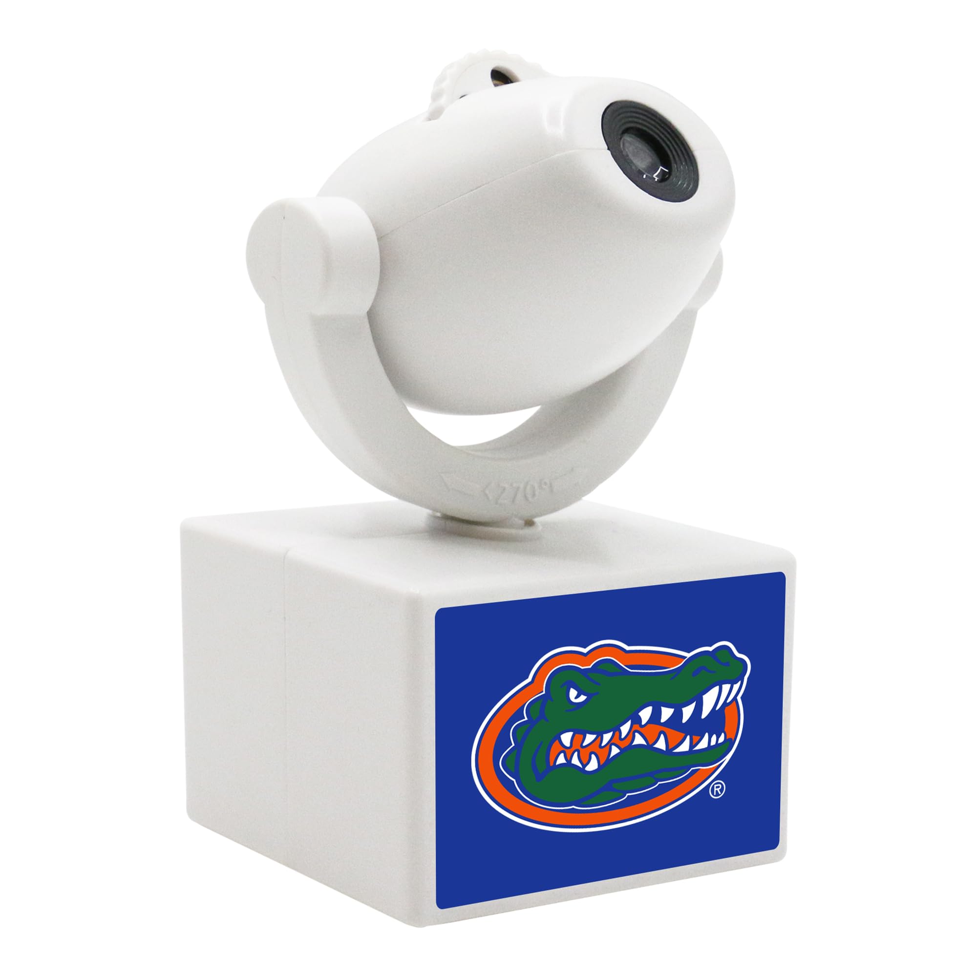 Sporticulture NCAA American Football Florida Gators - Adjustable Led Mini Spotlight Projector with 6 Team Logo Designs - Portable & Rechargeable