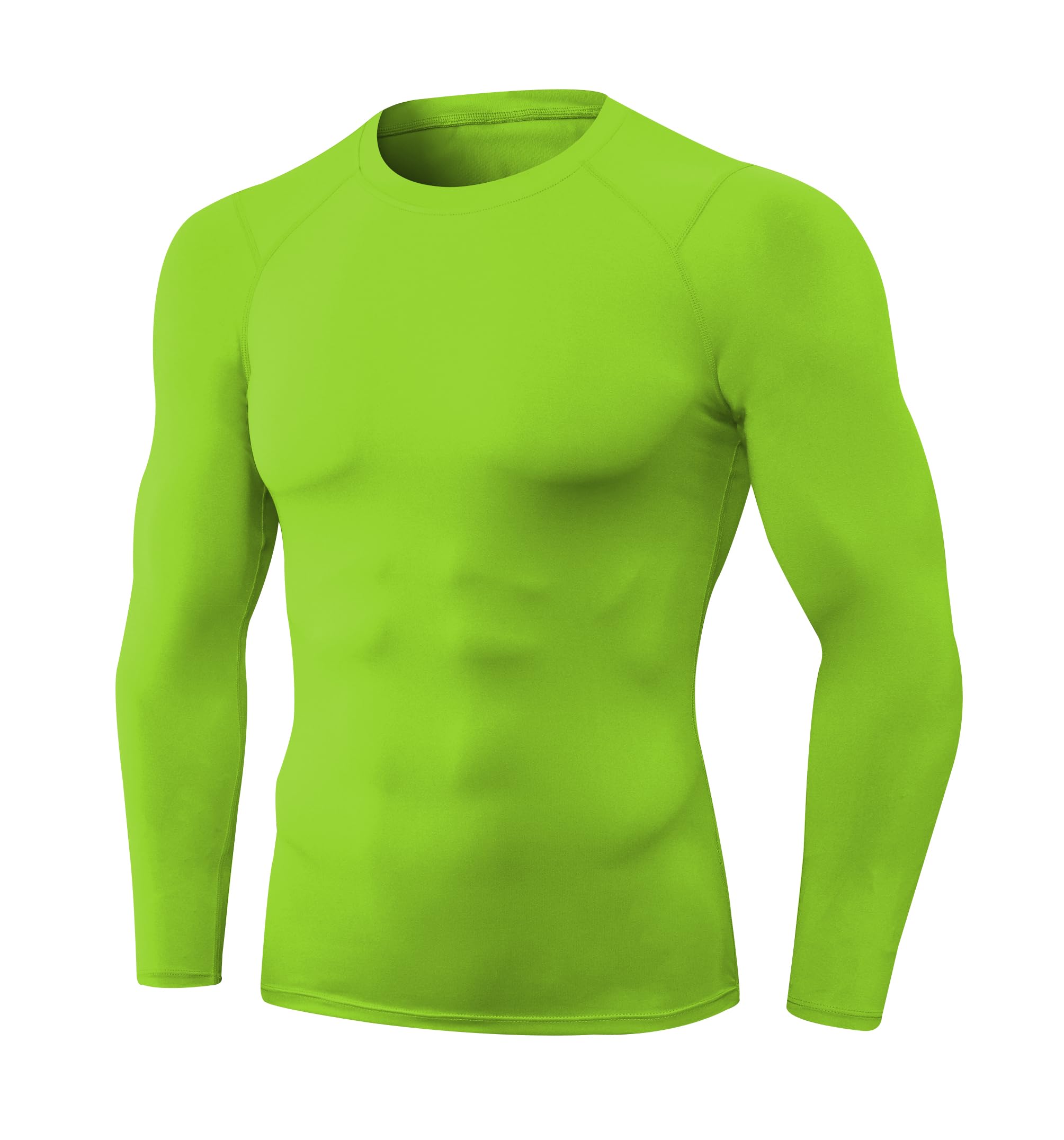 Compression Shirts Men Long Sleeve Athletic Thermal Shirt Workout Cool Dry Running Tops Sports Gym Undershirt Base Layer Tops