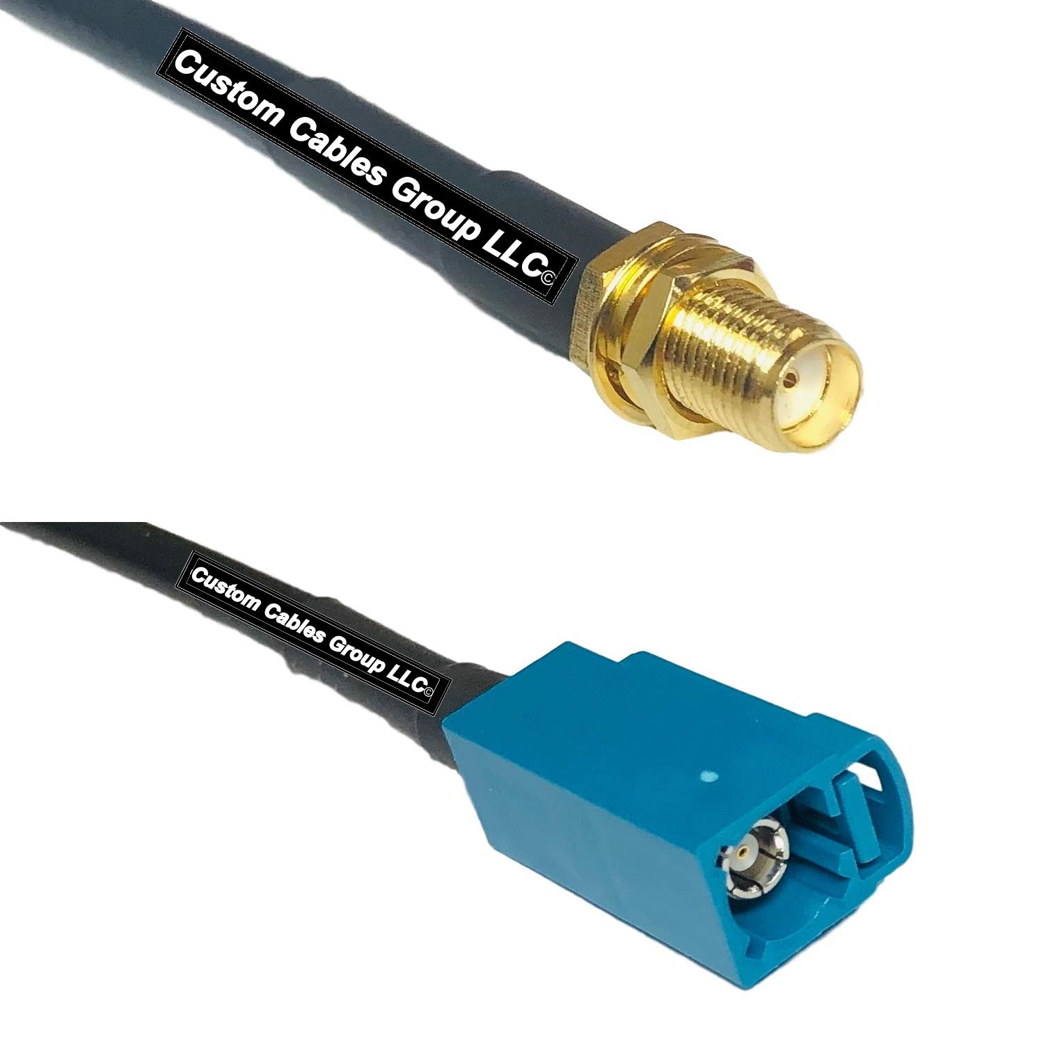 6 feet RG58 SMA Female to Fakra Z Female RF Pigtail Coaxial Cable