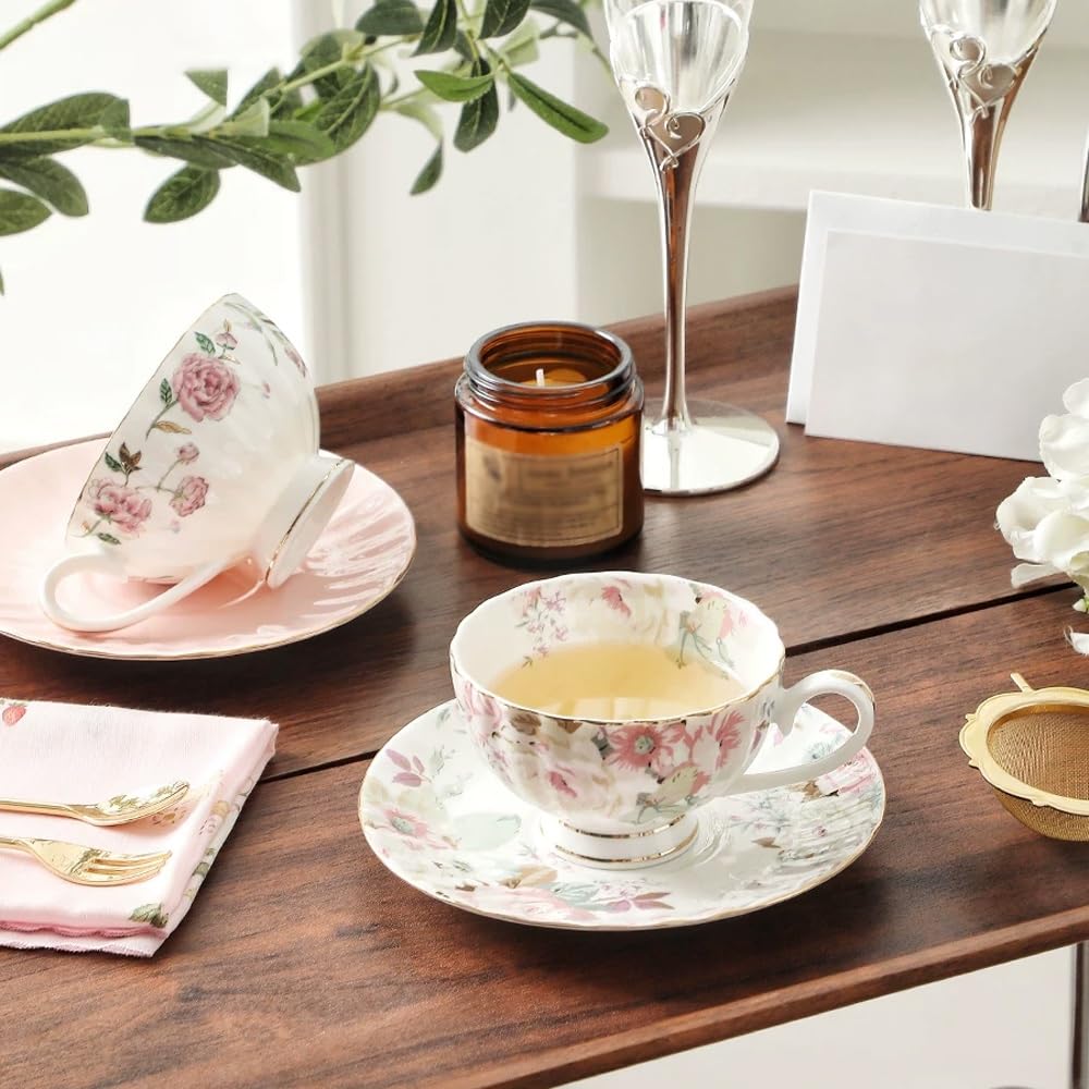 2 szt. Zestaw filiżanek i spodków do espresso, ceramiczny zestaw filiżanek do kawy i spodków, pojemniki na kawę do specjalnych napojów kawowych i herbaty