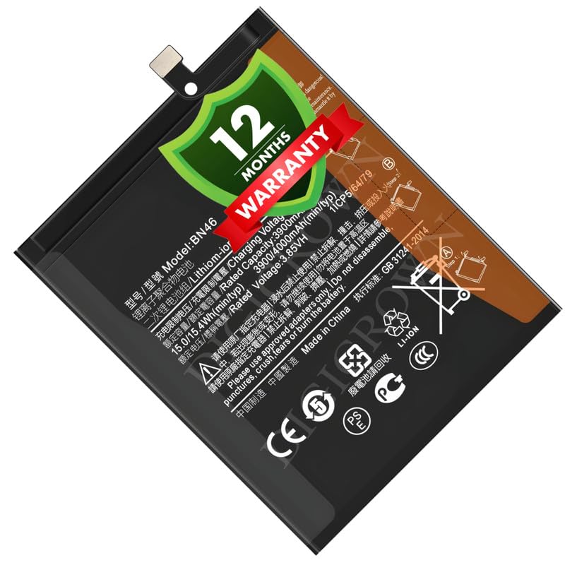 Image of Original BN46 Battery Compatible for Xiaomi Redmi Note 6 | Xiaomi Redmi Note 8 - (4000mAh) - 1 Year Warranty