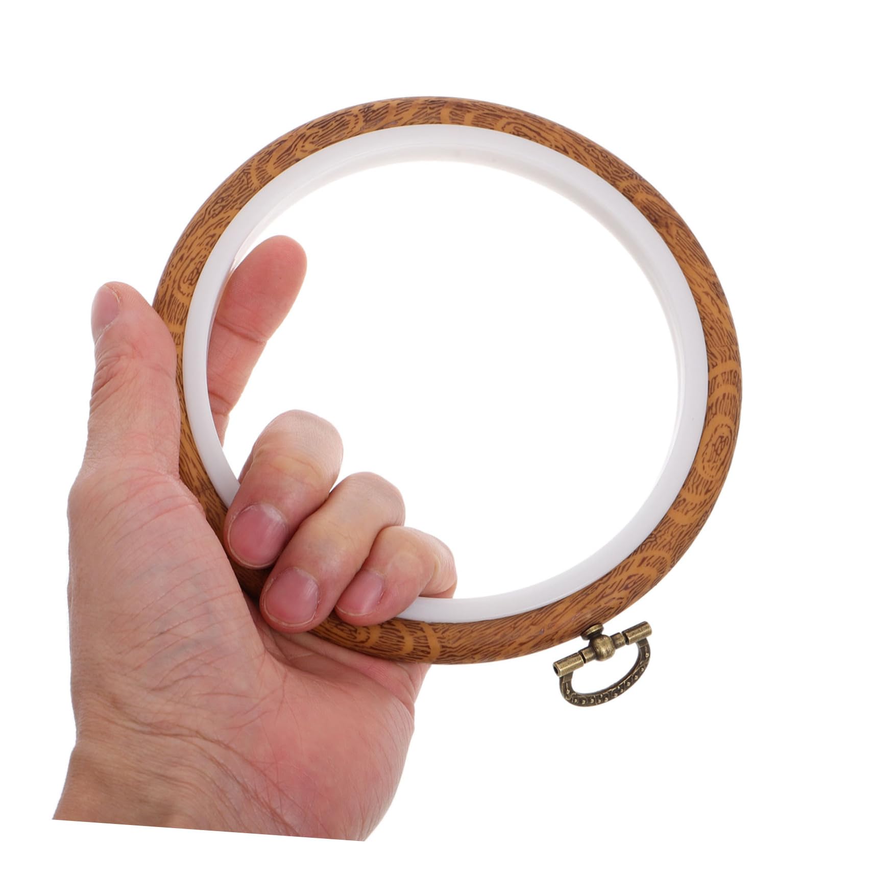 CORHAD Aros de Bordado Circulares para Bordar Diseño Versátil y Almacenamiento Conveniente Portátiles 10 de Plástico Pp y Aleación de Zinc para Aficionados al Bordado