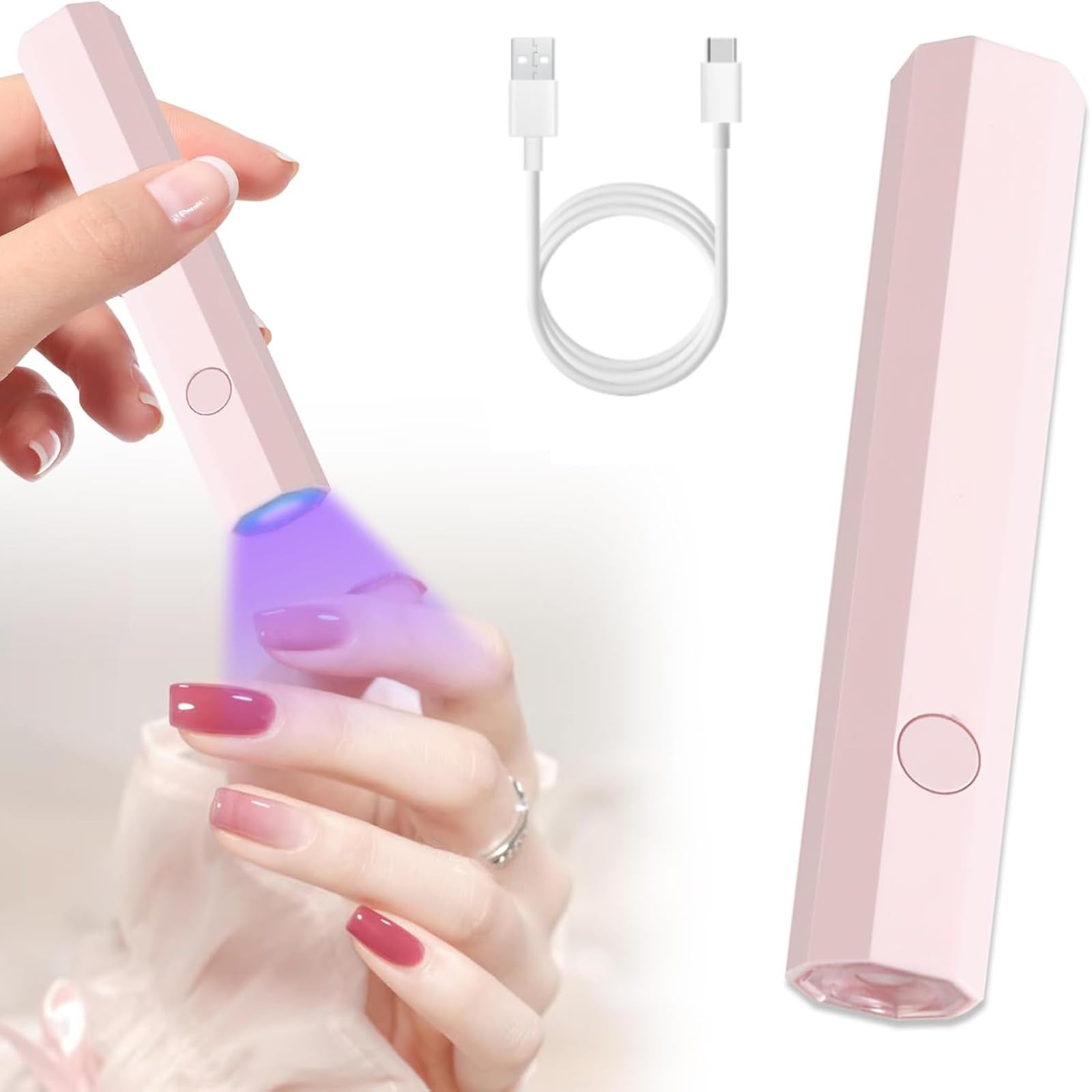 Amazon.co.jp: ネイルライト 3W ペン型 硬化ライト ハンディ 充電式