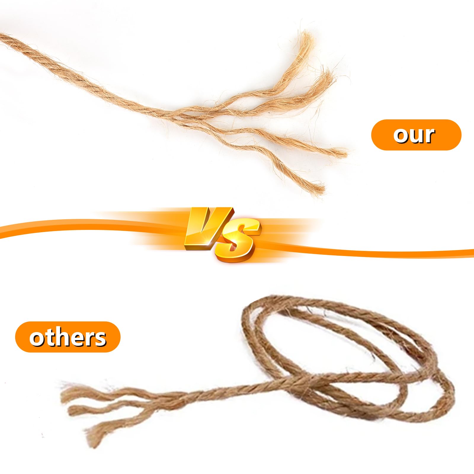 Spago Di Juta Naturale 100m X 2mm - Cordino Per Giardinaggio, Pacchi Regalo E Decorazioni