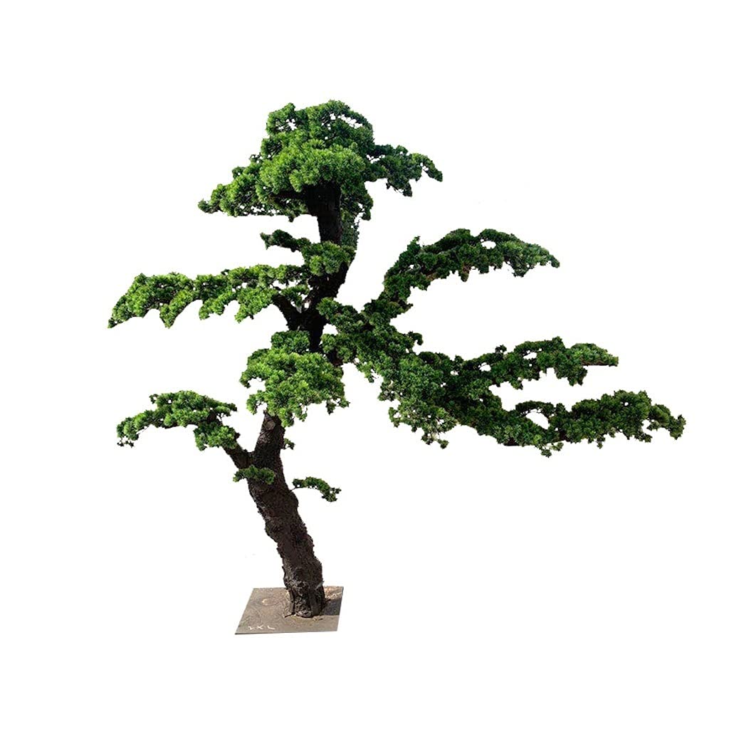 HCZKIUJY Simulation tree 23in Simulation Welcome Pine Tree Artificial Simulation Tree, Fake Plant Decoration, Office Decoration, Zen Garden Decoration