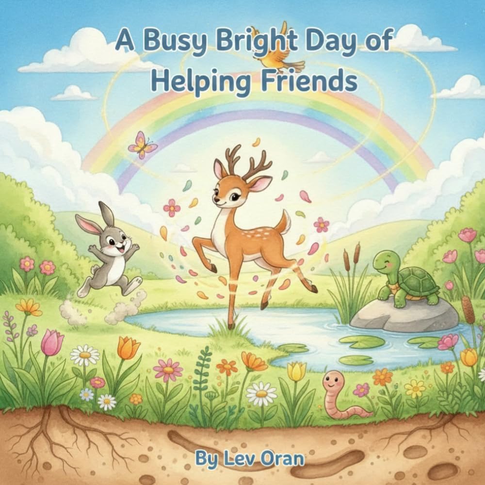 A Busy Bright Day of Helping Friends