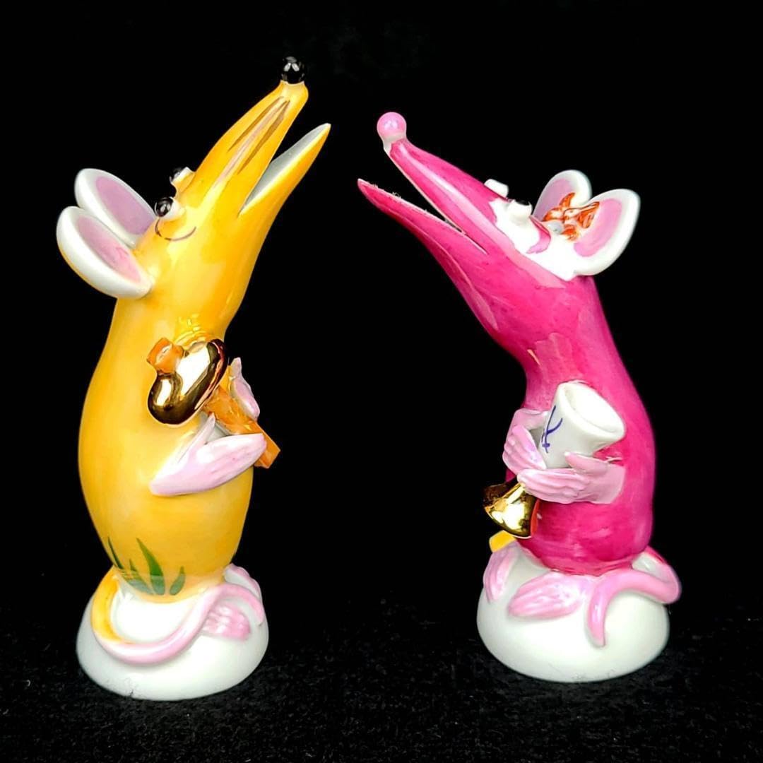 Meissen マイセン】干支シリーズ 手びねり フィギュリン ねずみ