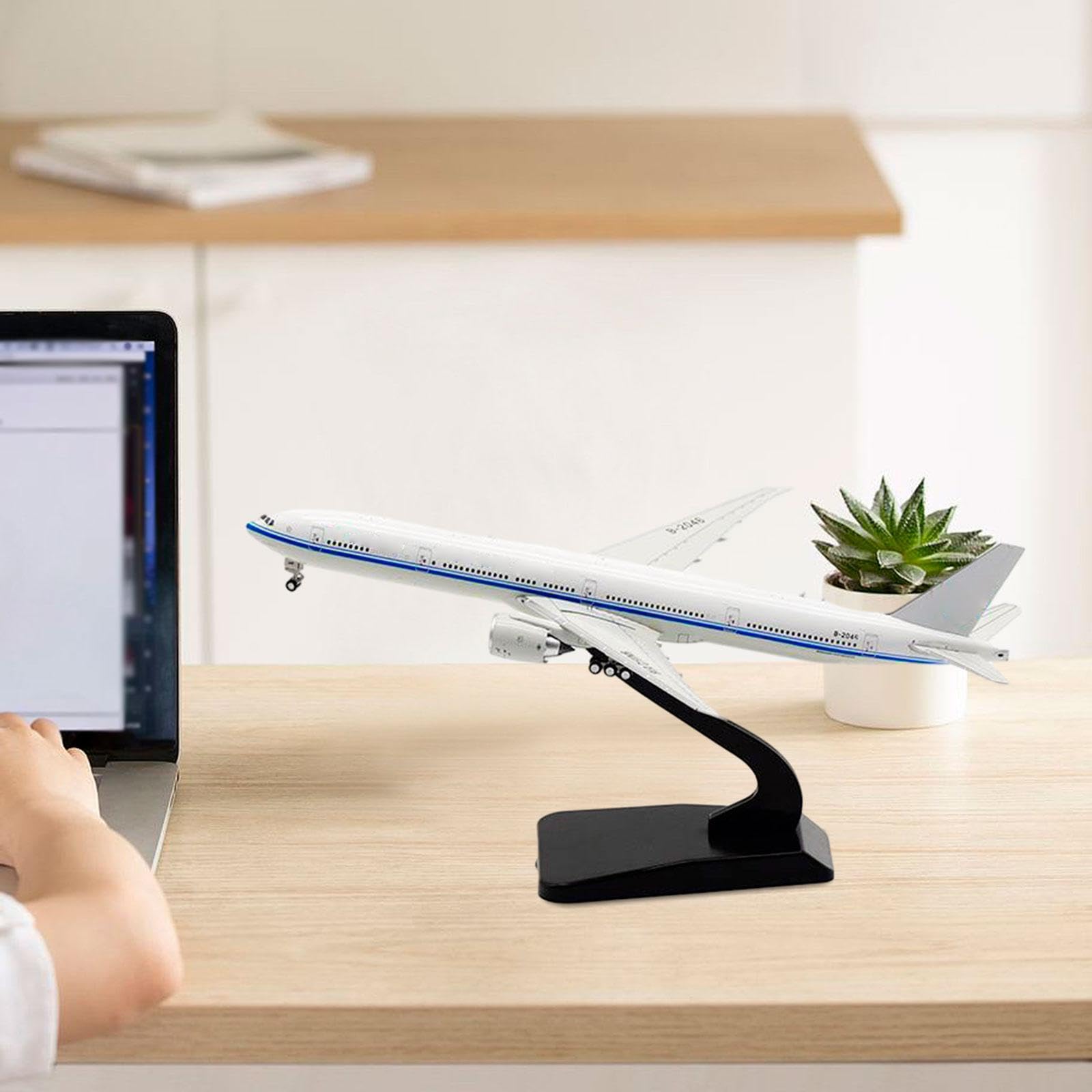 F Fityle 1:400 Aircraft Model Display Stand, East to Install, Professional Plane Stand Holder for B737 Diecast Aircraft Model - Image 2