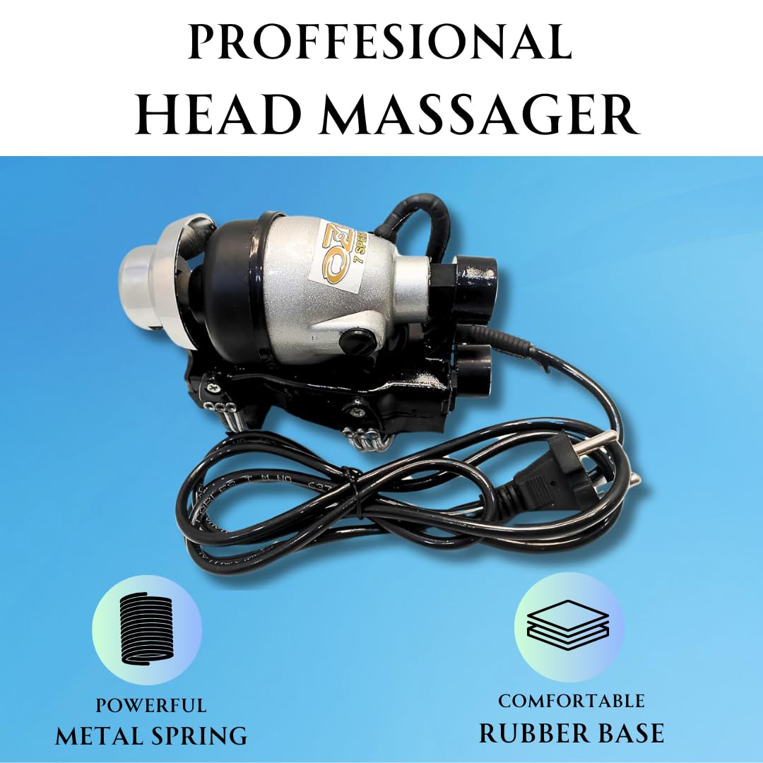 STTELA Vibrant Full Body Massager Ultimate Relief for Muscle Body Wellness and Pain Relief |AC Daul Speed Head Massager Machine| With Electric Head Attachments |Hand Gun Massager | Silver Color STTELA Vibrant Full Body Massager Ultimate Relief for Muscle Body Wellness and Pain Relief |AC Daul Speed Head Massager Machine| With Electric Head Attachments |Hand Gun Massager | Silver Color