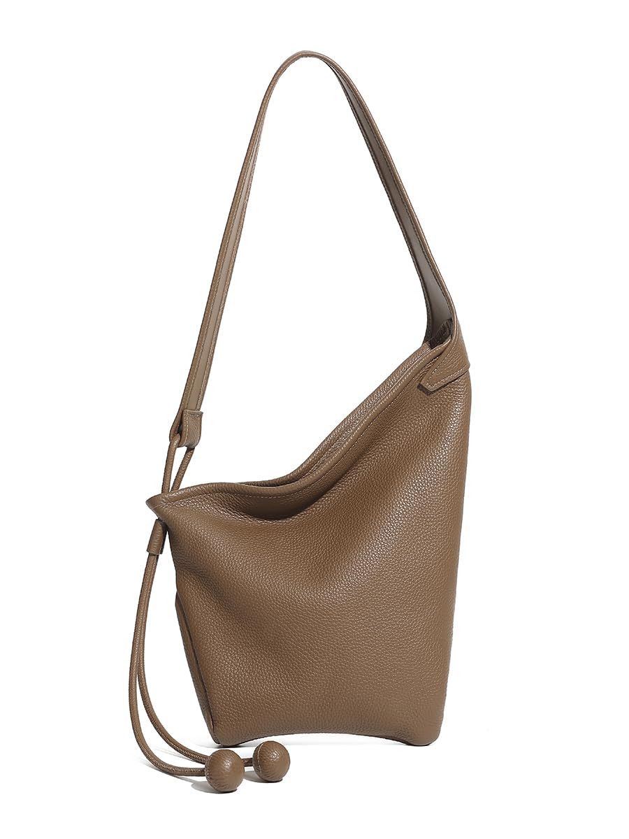 Hobo Bags for Women Leather Tote Bag Slouchy Shoulder Purse Crossbody Handbags with Adjustable Strap