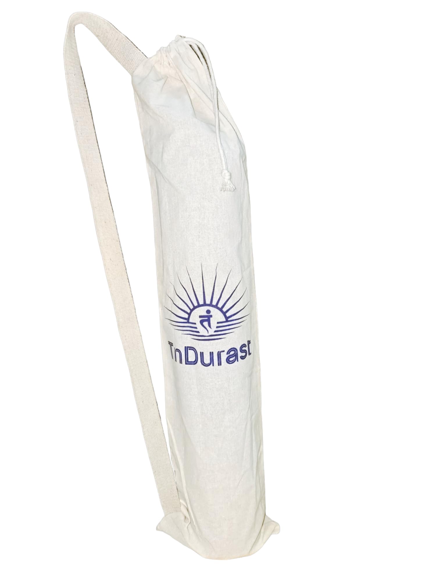 TnDurast Yoga Mat Cotton Carry Bag with Shoulder Strap | Drawstring | for Yoga Mats 2mm to 6mm Thick | Eco Friendly (B0D76PF2YX) Amazon Price History, Amazon Price Tracker