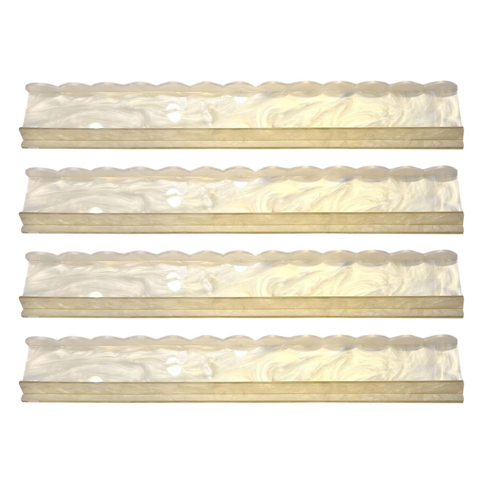 Mahjong Pushers and Racks | Scalloped Ani-Slip - Mah Jongg Tile Holder,with Push ers, for American Mah jong Games,Includes Magnetically Attached Mahjong Pushers,for Home Game Night Gatherings