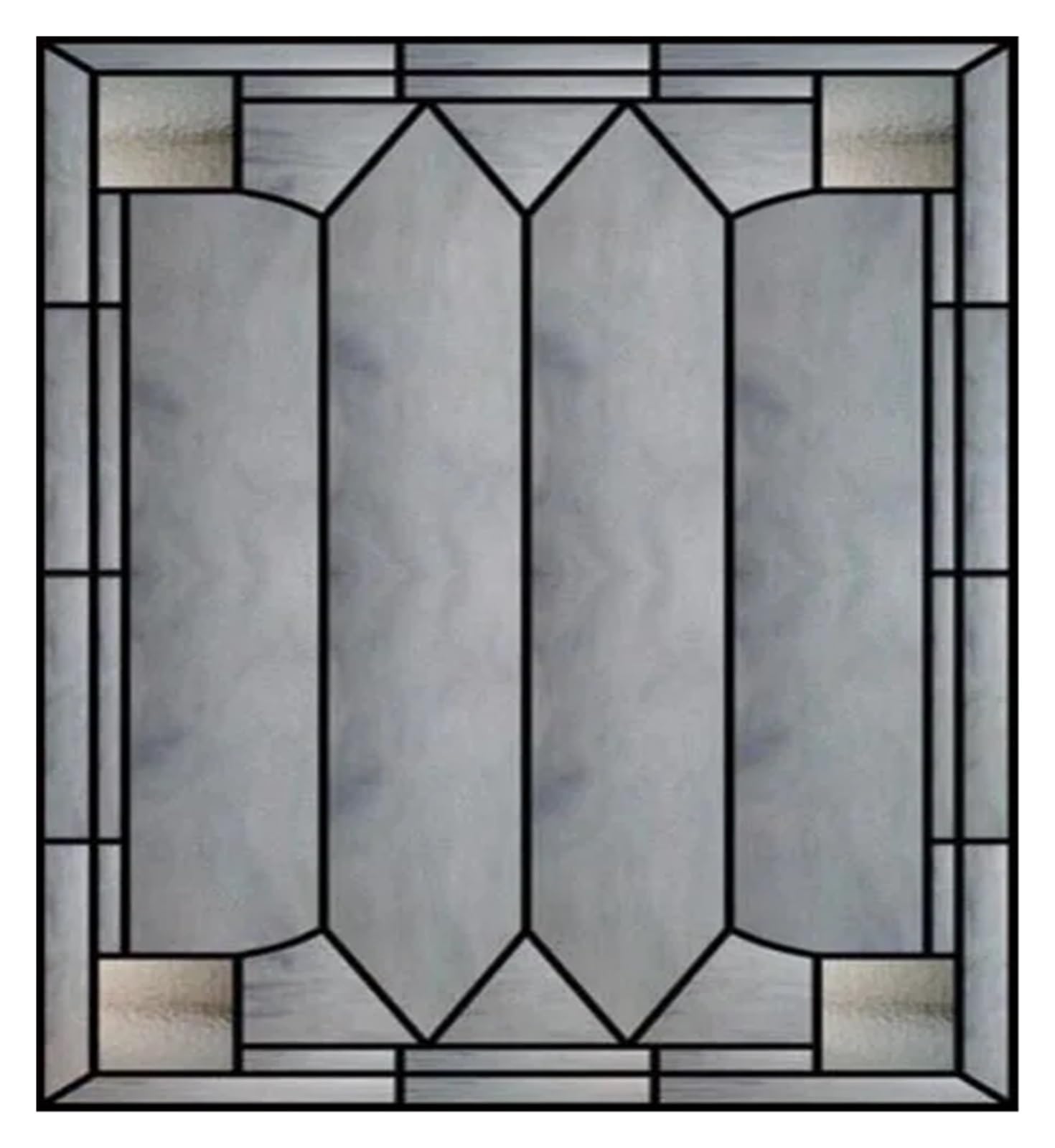 Window Film Stained Glass Window Film Retro Vintage Frosted Static Cling Art Colored Films Door Sticker