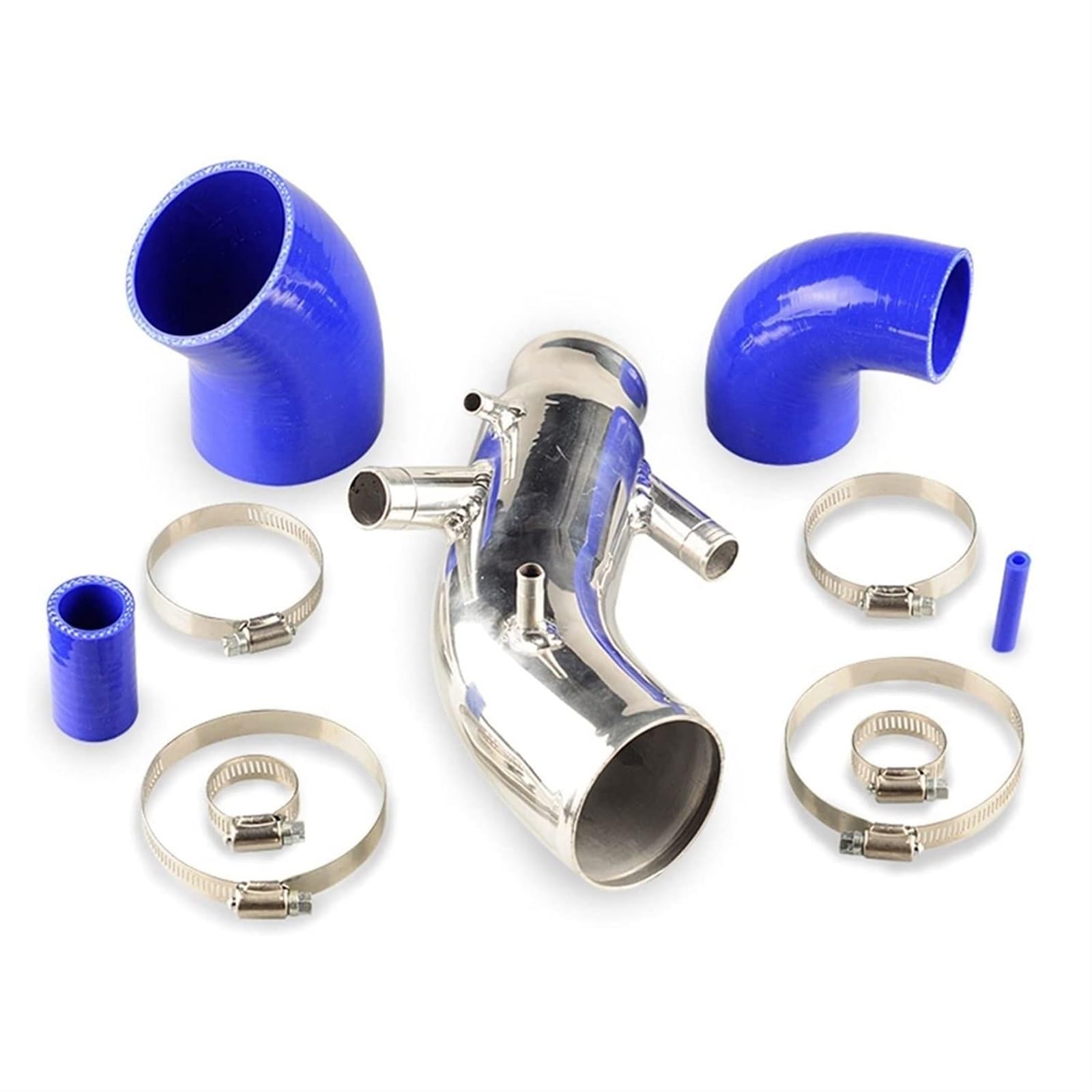 Manguera de Aluminio, Filtro de Aire para Coche, Tubo de admisión, Kit de Tubo de admisión para Entrada de Aire