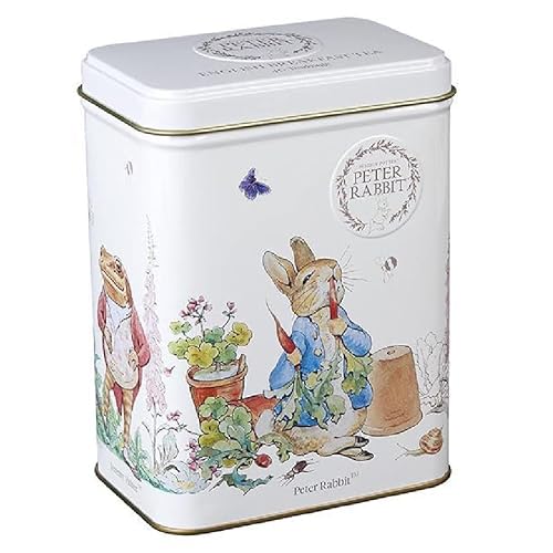 New English Teas Beatrix Potter Peter Rabbit Tea Tin with 40 English Breakfast Teabags