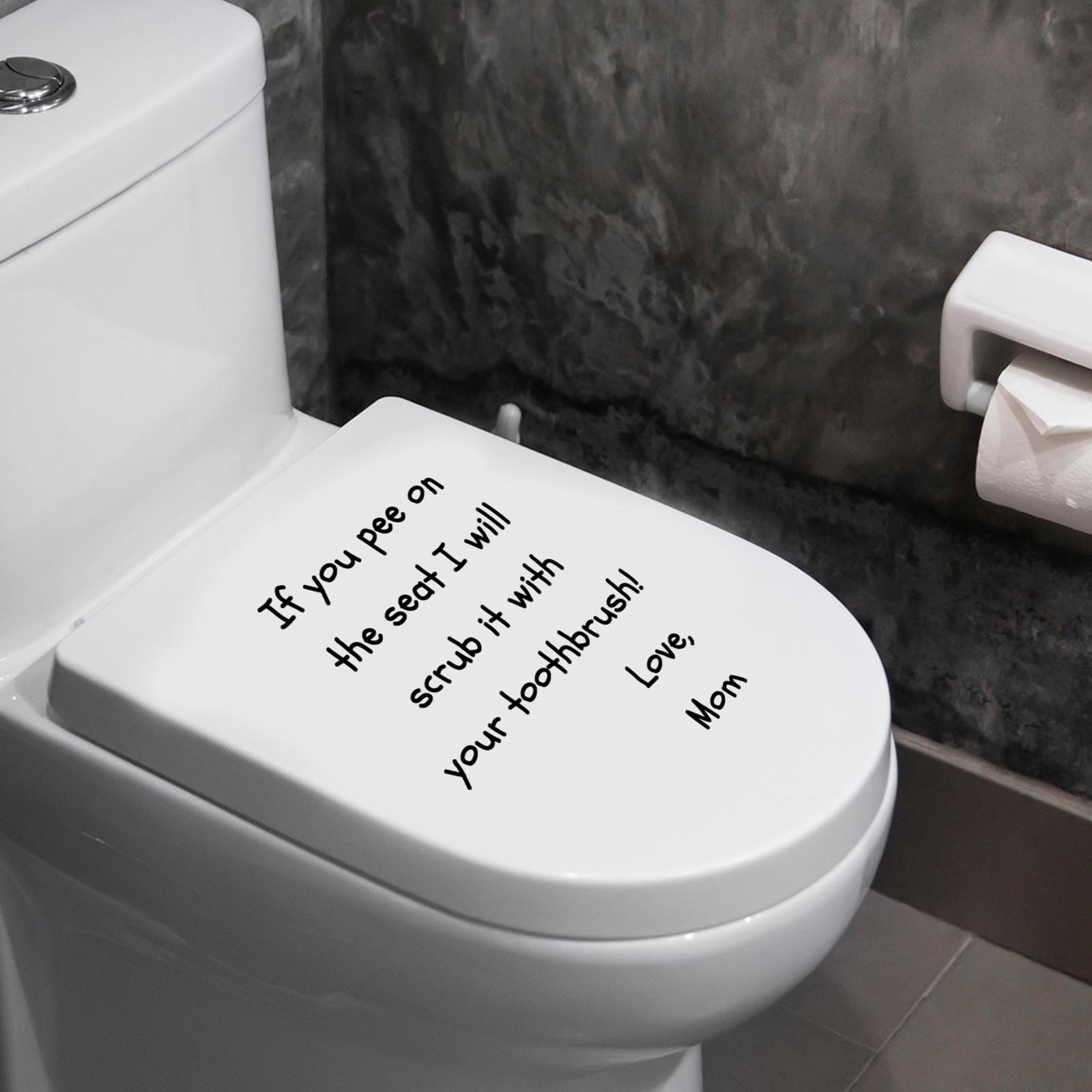 Autocollant Mural Créatif pour Salle de Bain - Étanche, Sticker PVC Amovible pour Décoration de Salon & Chambre