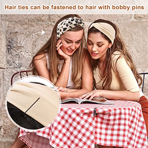 Dacitiery 6 Pack Headbands for Women,Wide Soft Ladies Headband Boho, Print Leopard Bandanas Fashion Knotted Head Bands for Adult Women Hair Accessories - Image 6