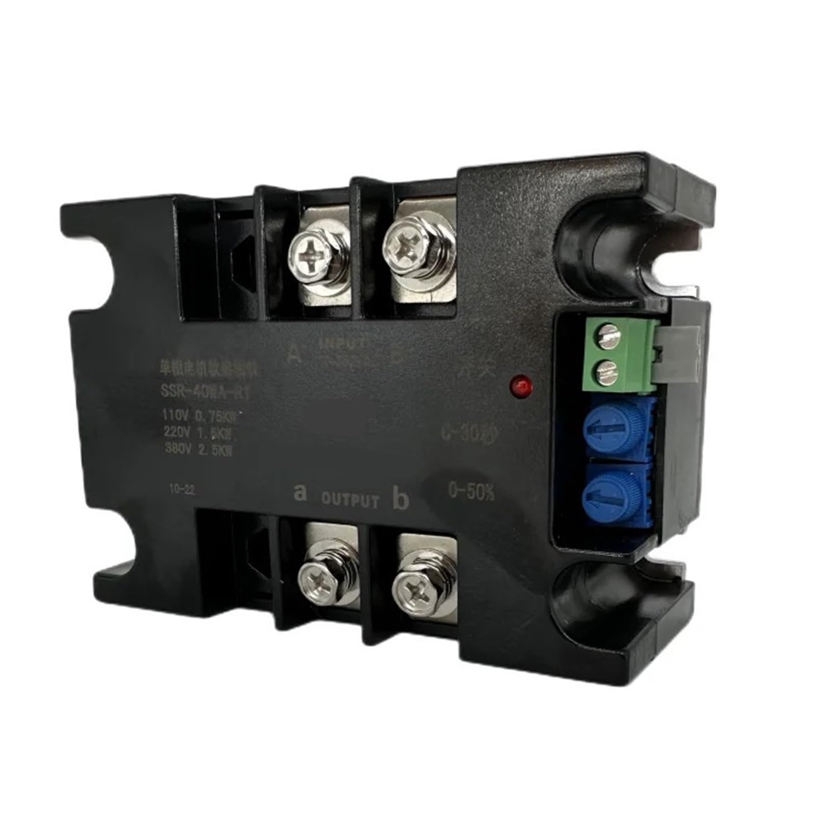 Jednofazowy rozrusznik silnika 220 V, moduł Softstart, 50-60 Hz, kompatybilny z 2/4/6/8 kW (SSR-80WA-R1 (3 KW))
