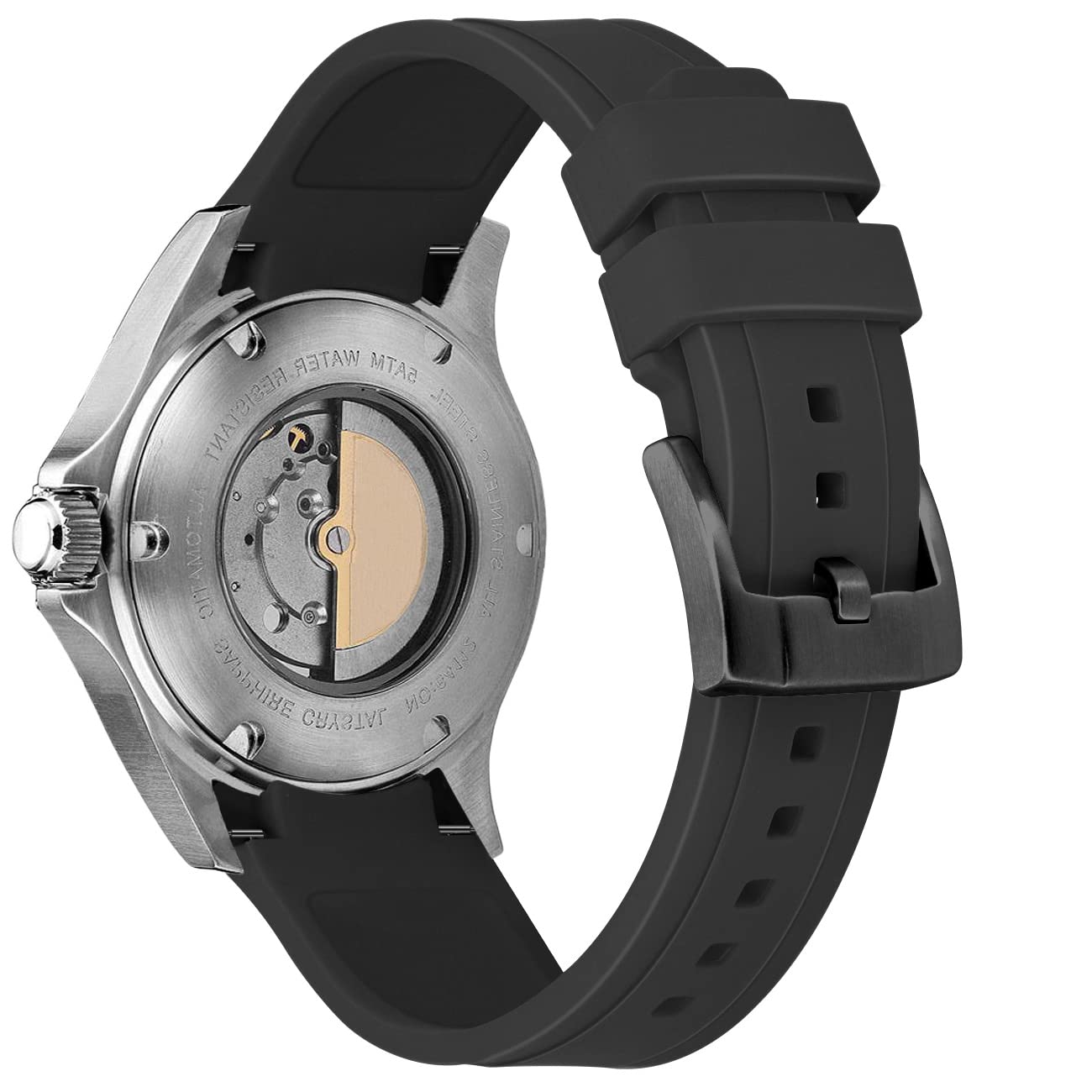 Bracelet Montre Caoutchouc Noble 18-24mm - Curved End Homme Femme