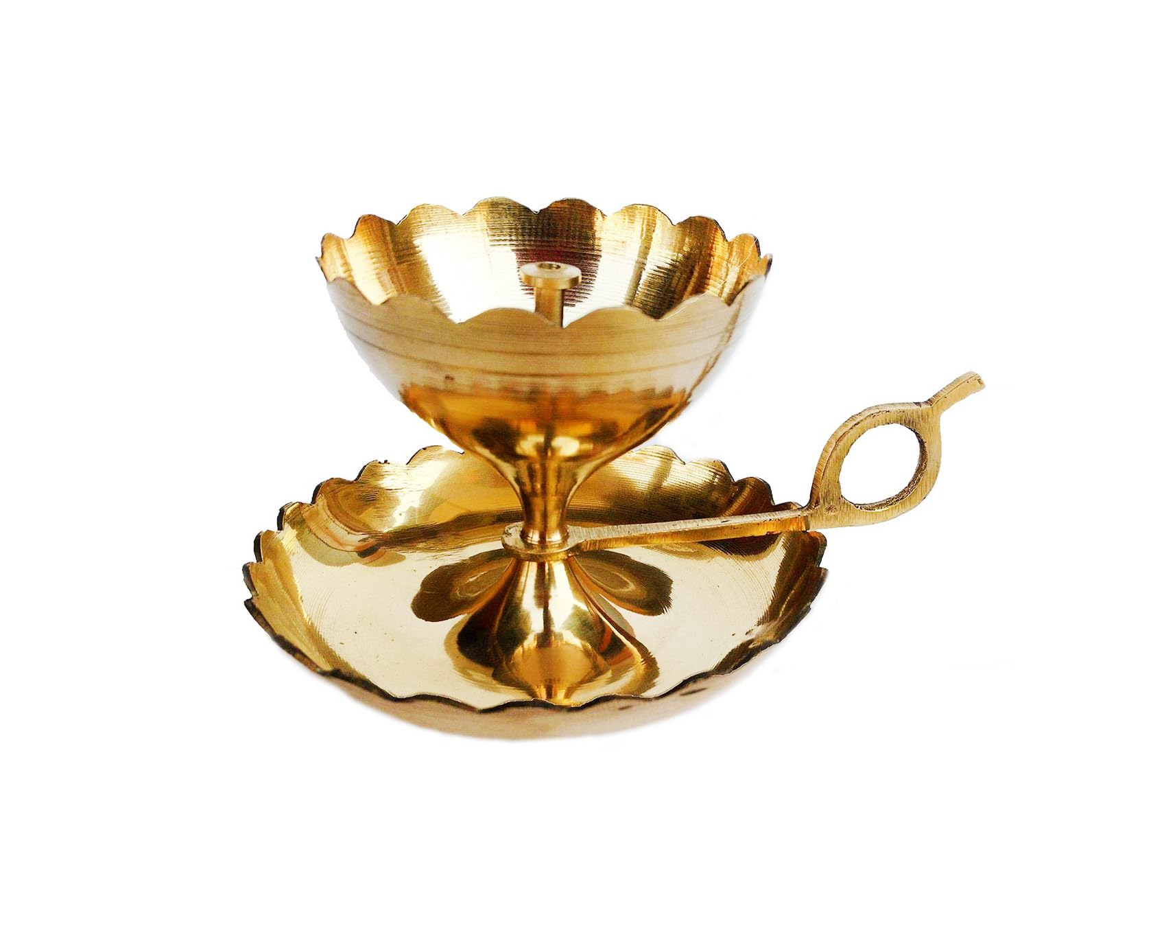 Copper Crafts Pure Brass Puja Aarti Diya Hindu Pooja Akhand Aarti, Diyas, Deepak Oil Lamp (Aarti Deepak) (B0DCZSSZP3) Amazon Price History, Amazon Price Tracker