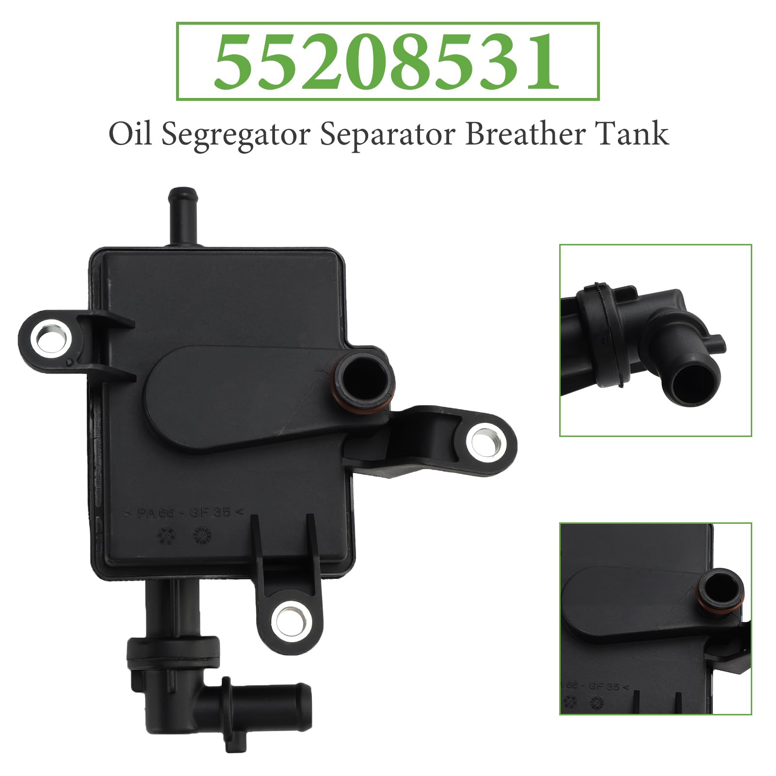 MAD HORNETS Oil Segregator Separator Breather Tank 55208531 Adatto per Fiat Alfa Lancia