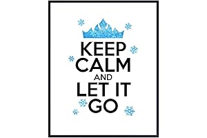 Frozen Keep Calm and Let It Go Wall Decor: Adorn Your Space...