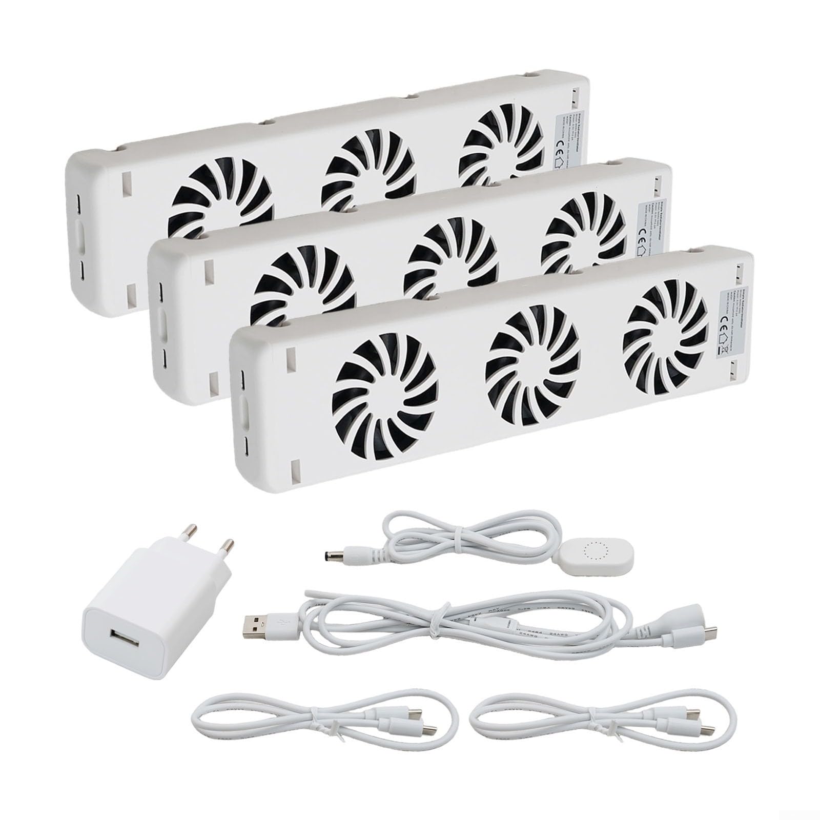 Ventilador de radiador, ventilador de calefacción, 2 ventiladores de radiador MXRV-S02 Ventilador de chimenea magnético inteligente, ventilador de radiador (kit de expansión)