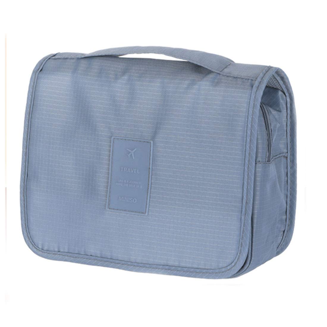 MINISOTravel Bags for Luggage Foldable Portable Toiletry Organizer Bags Waterproof Cosmetic Pouch, Storage Bag Travel Bag for Men & Women (Grey)