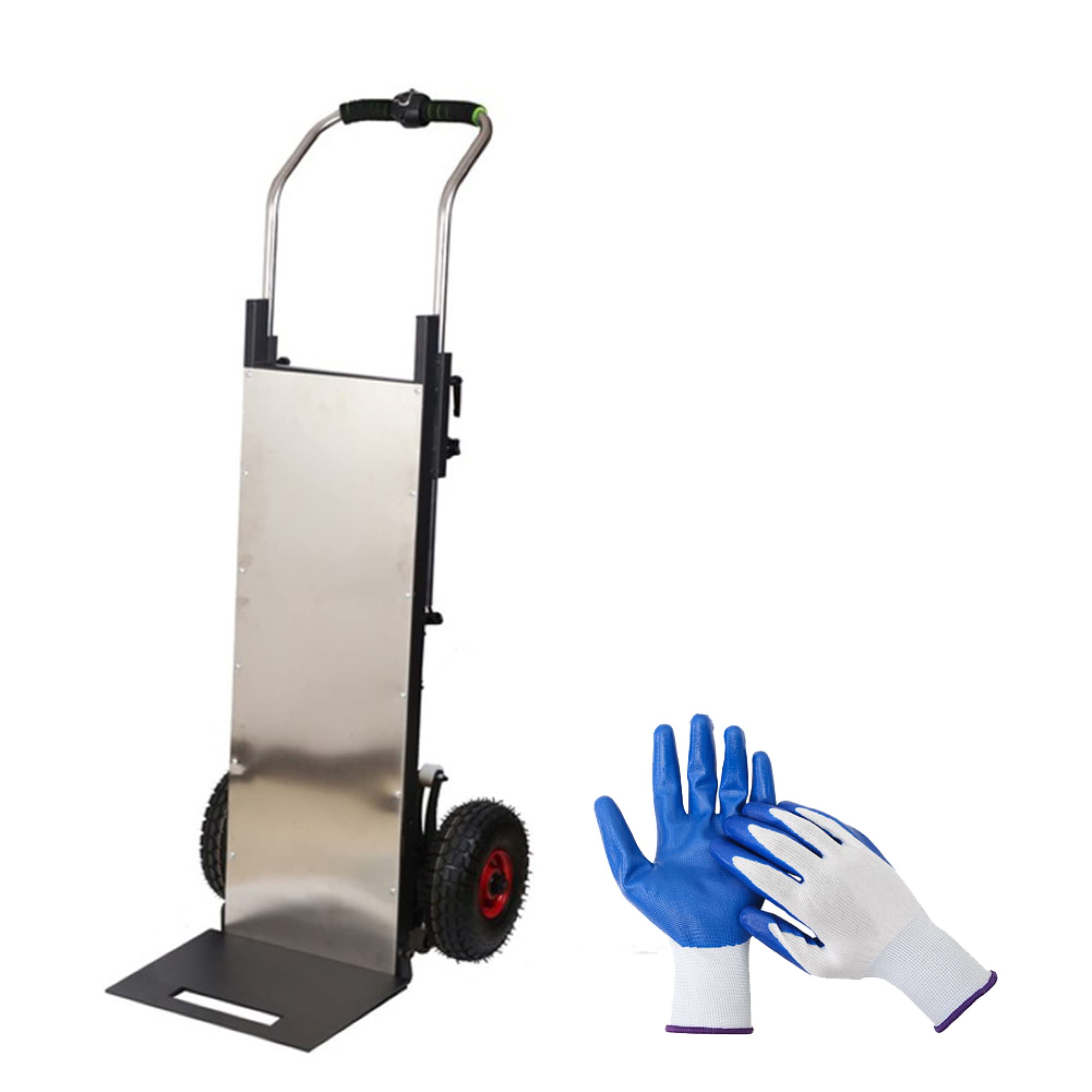 FAXIOAWA Carrelli a Mano elettrici per Arrampicata su Scale Dolly 650W/1000W Carrello per Scale Elettrico Carrelli a Mano industriali per Scale su e giù/Nero/1000W