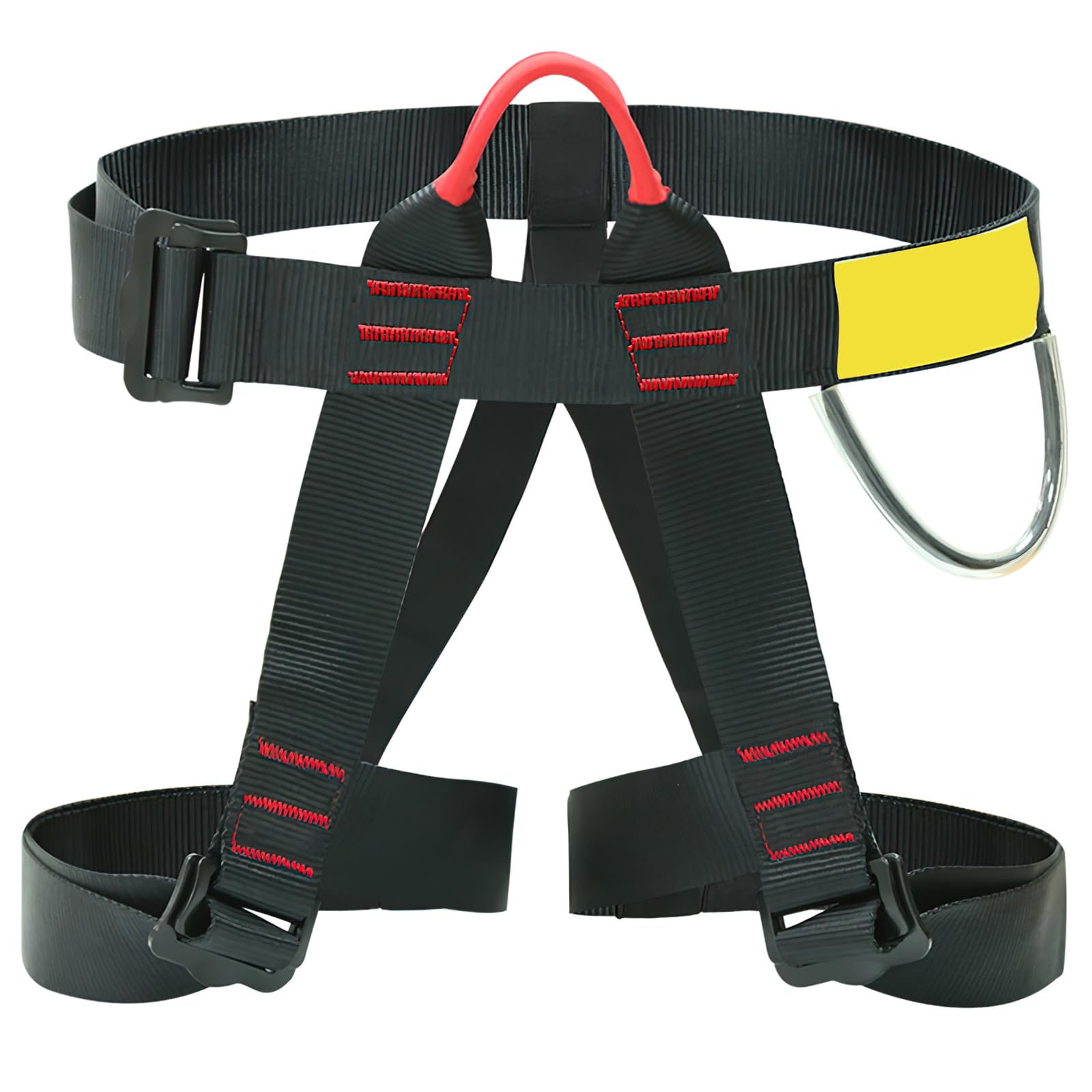 GBKDQQ Harnais d'escalade : harnais d'escalade fixant anti-chute ceinture de sécurité pour sauvetage du feu, alpinisme, demi-ceinture d'escalade du corps Équipement d'escalade pour femmes hommes