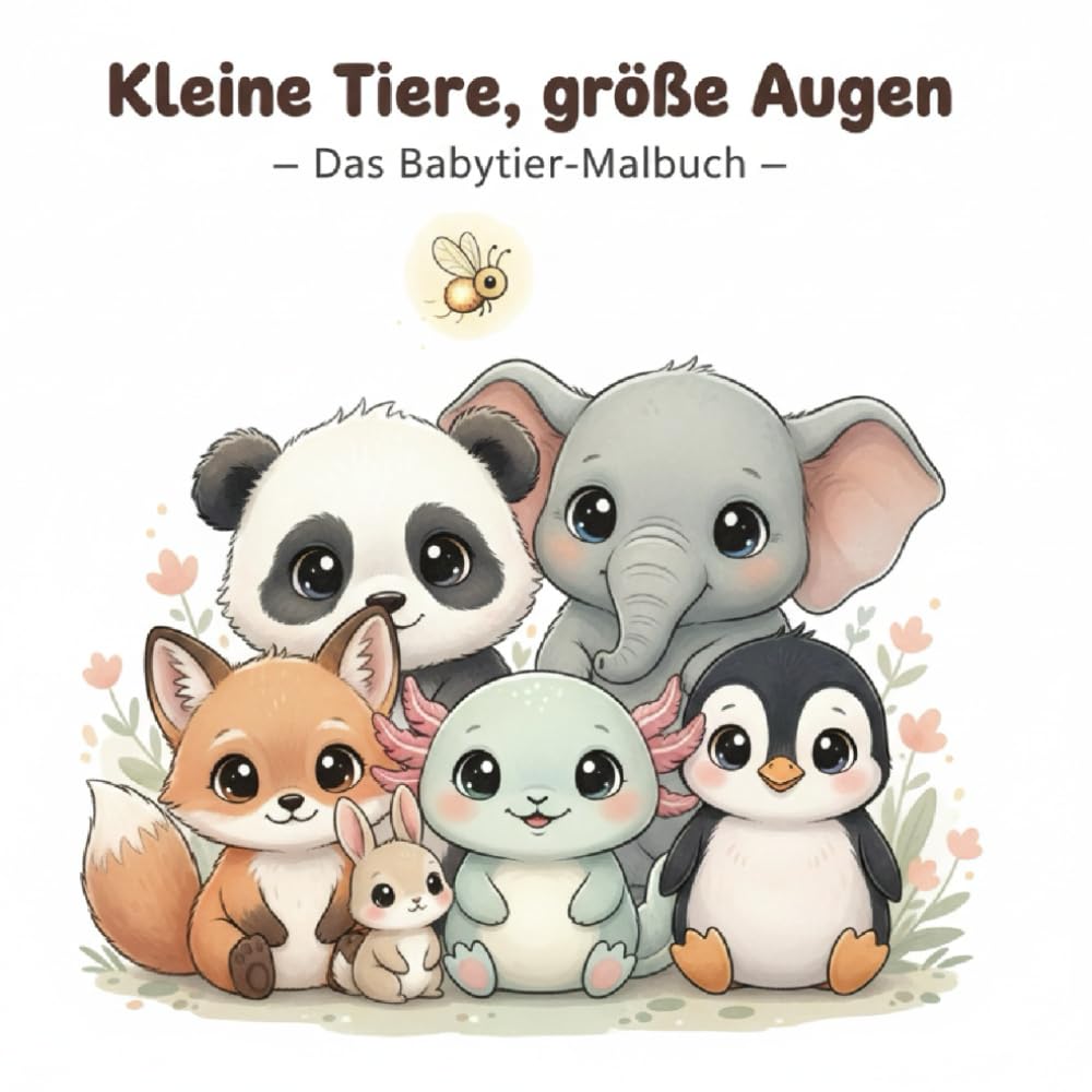 Kleine Tiere, große Augen – Das Babytier-Malbuch: 93 liebevoll gestaltete Babytier-Motive aus aller Welt zum Ausmalen