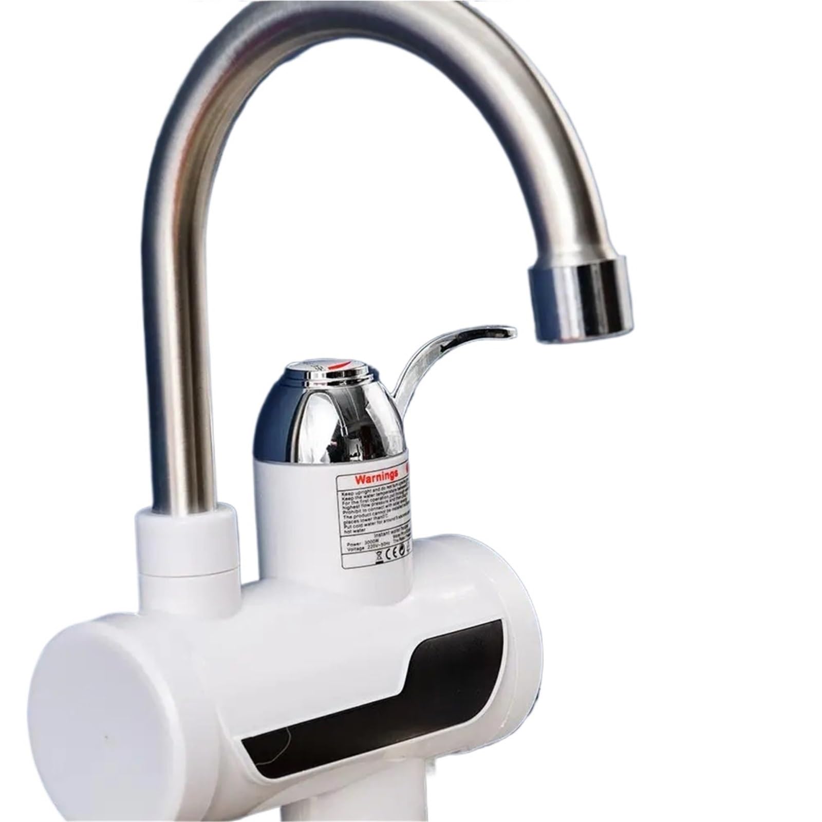 ZYCHSJXA Electric Kitchen Water Heater Tap Instant Hot Cold Heating Fast Faucet Instantaneous Tankl V9s8(Digital lateral)