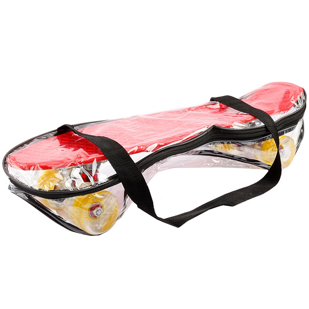 FunTomia® Mini-Board, skateboard da 57 cm, con o senza LED sulle ruote, con carrello in alluminio e cuscinetti a sfera Mach1 ABEC-11, colori vari, T-Tool