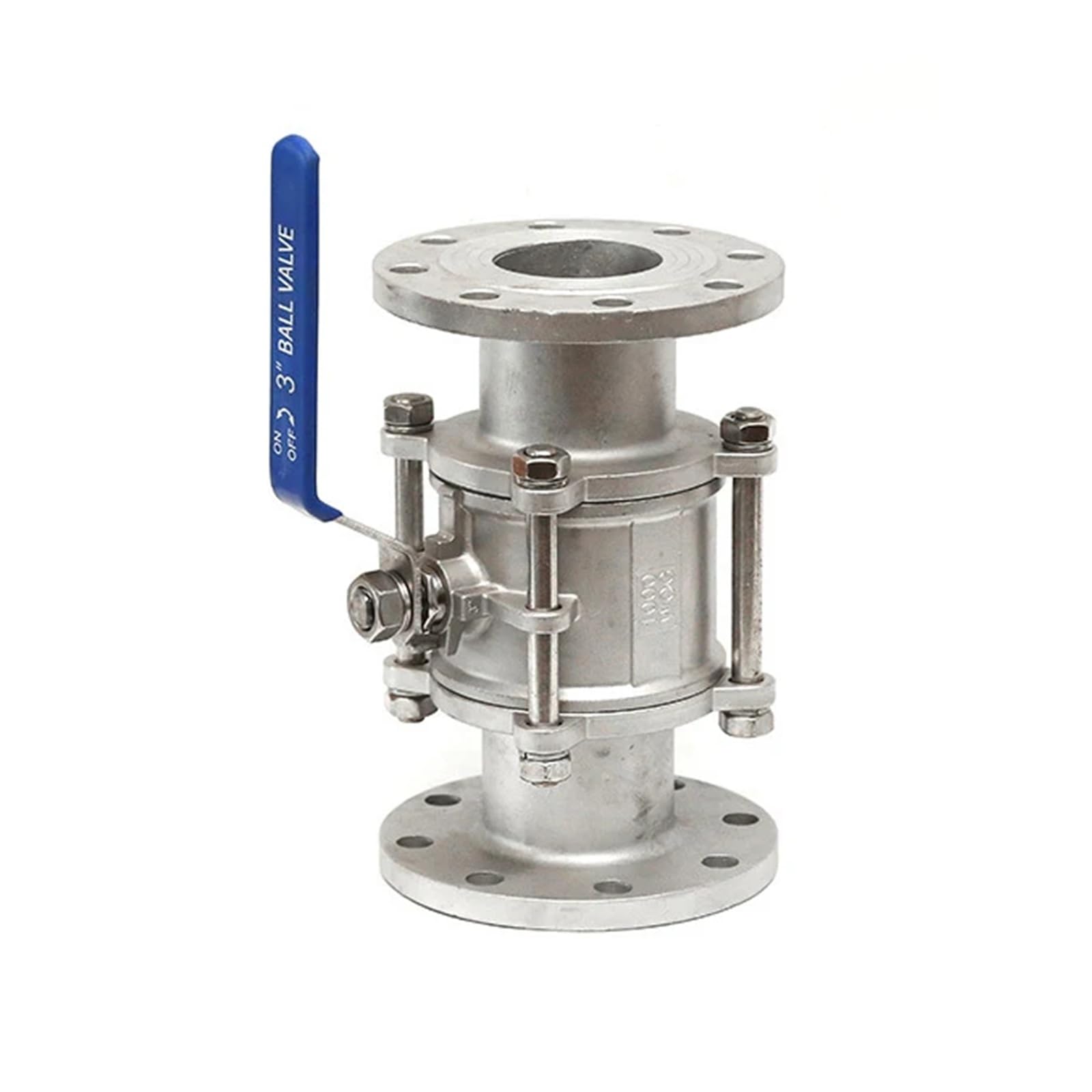 TYBOPHQJ 3" Stainless Steel 304 Manual Flange Ball 1.6Mpa Flanged