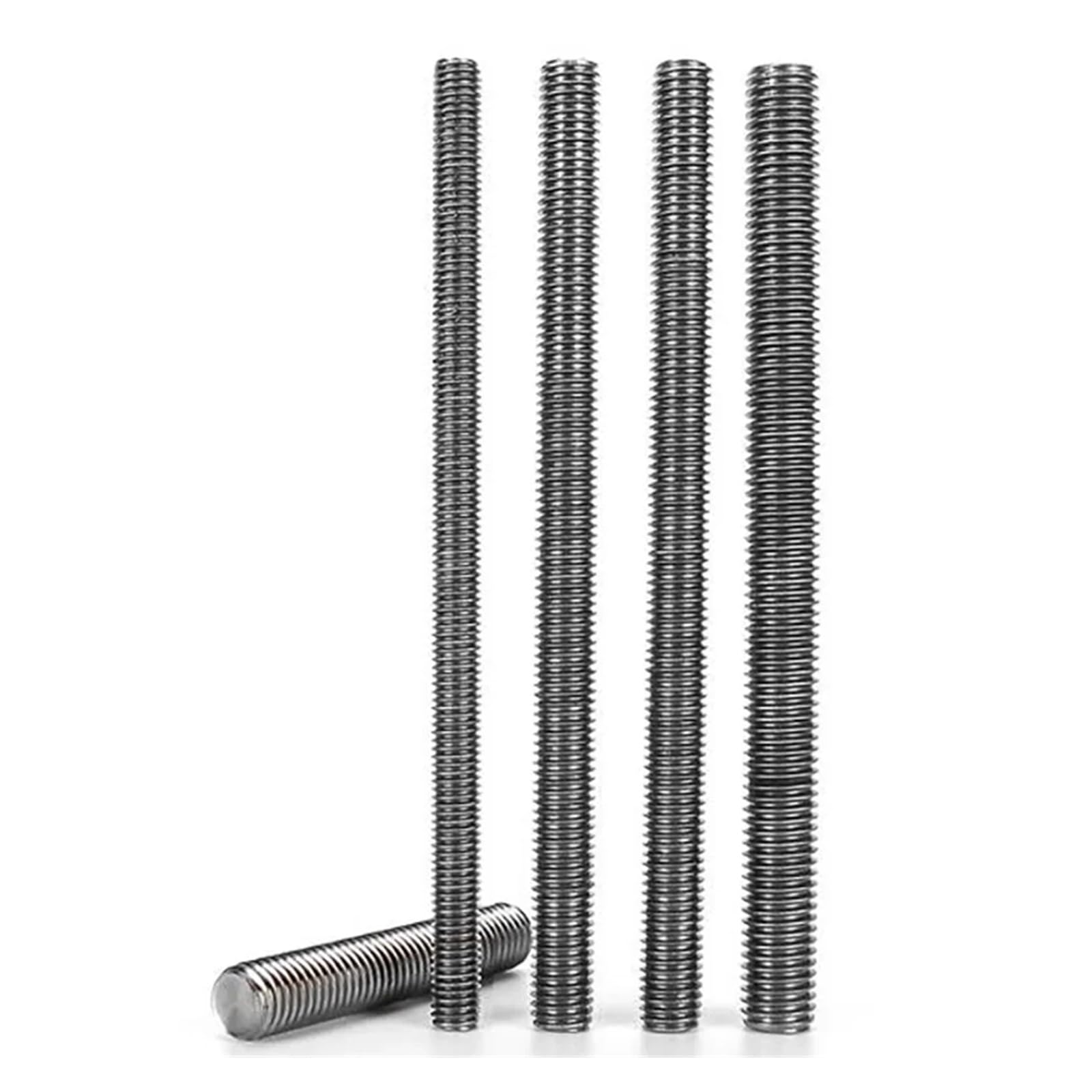 Genérico Perno de Titanio Puro M3 M4 M5 M6 M8 M10 M12 M14 M16 M18 M20 M22 M24 Barra roscada métrica Completa Varilla de espárrago(M16x500mm 1pc)
