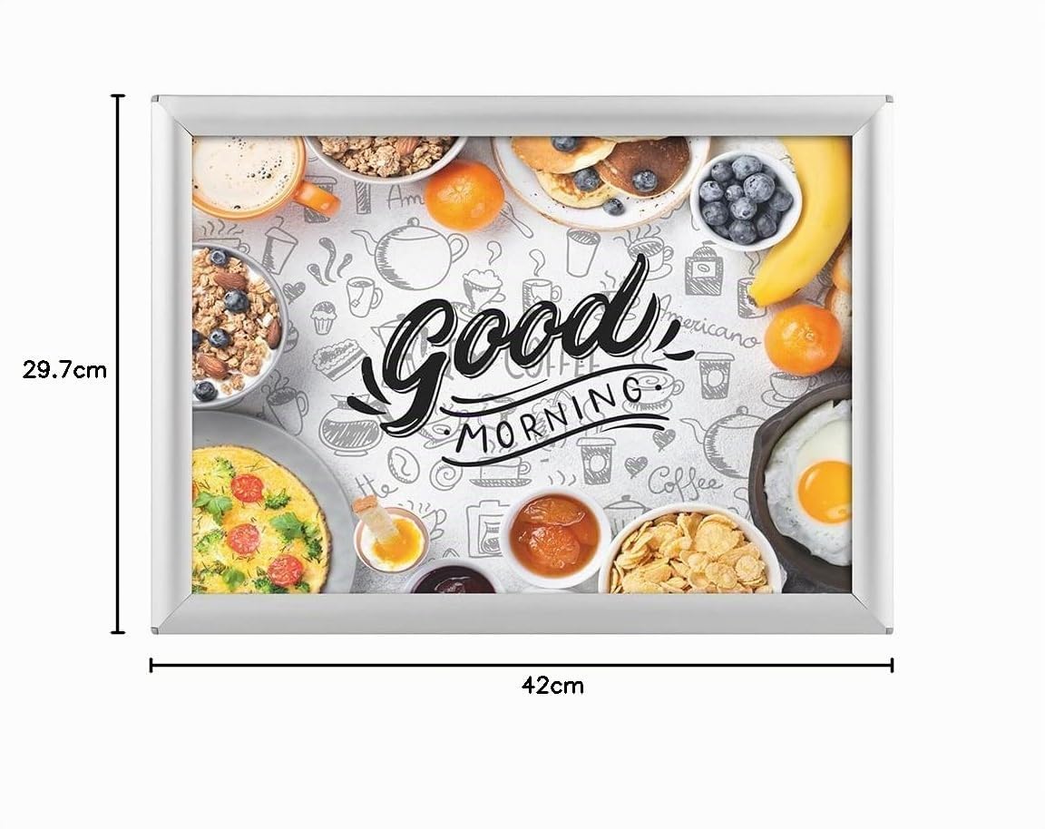Vorteilspack 10 x Bilderrahmen Klapprahmen Plakatrahmen aus Aluminium/Kunststoff im Set - DIN A3 - Geschenkidee für Familien - Fanposter