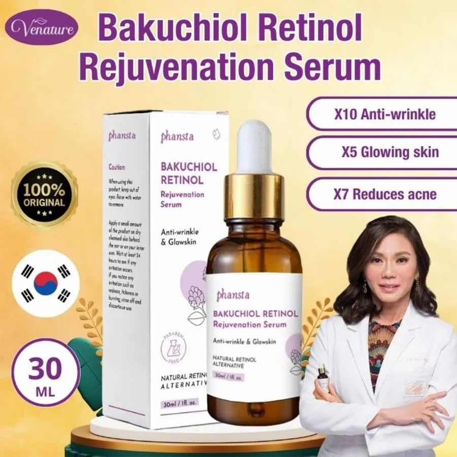 Amazon.com: Bakuchiol Retinol Rejuvenation Serum, Anti-wrinkle