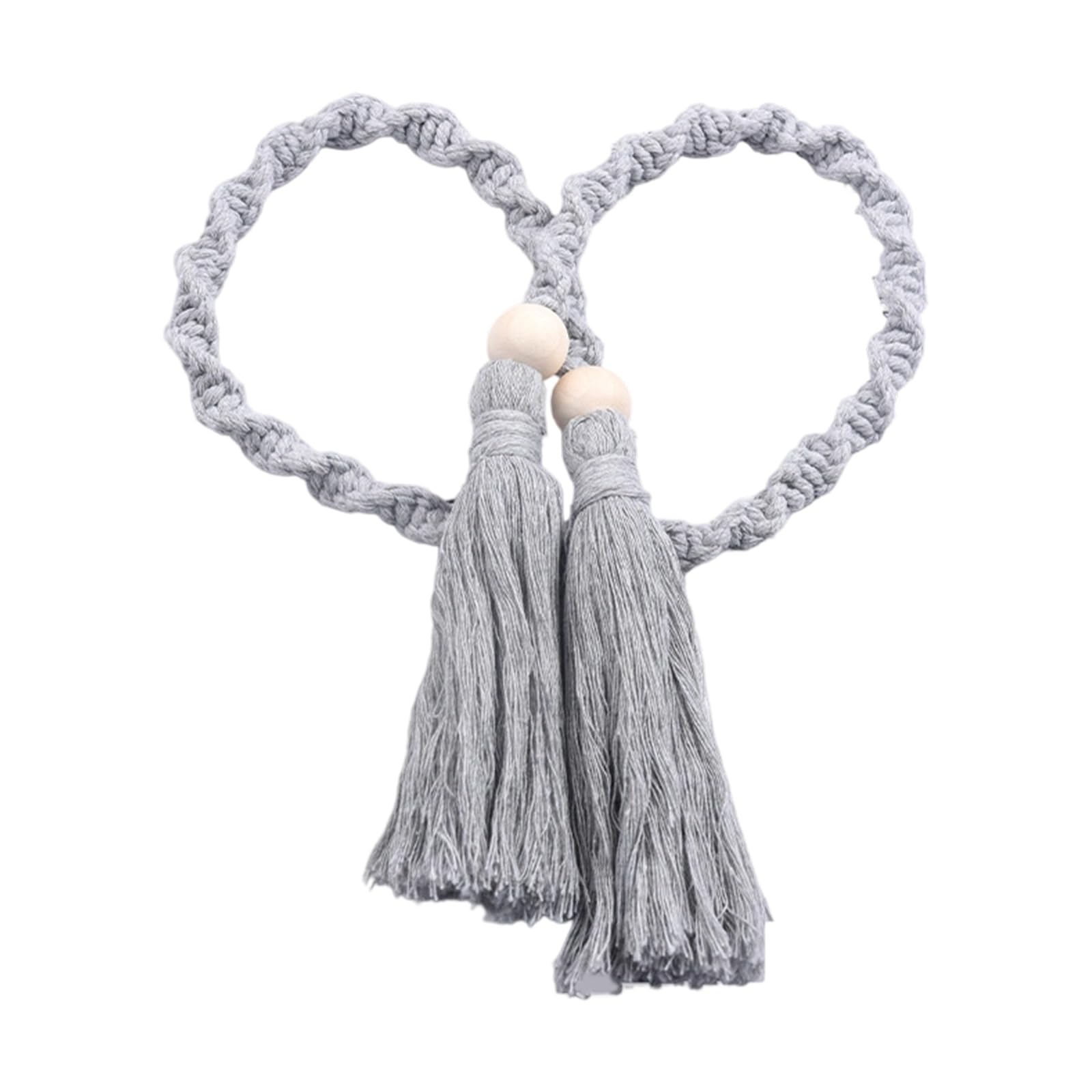 VlHpnpe Curtain Tiebacks, Curtain Tie Backs for Curtains Drape Tieback Holders Cord Decorative Holdbacks for Home Rope Tie Backs for Window Cord Buckles Tiebacks Braided