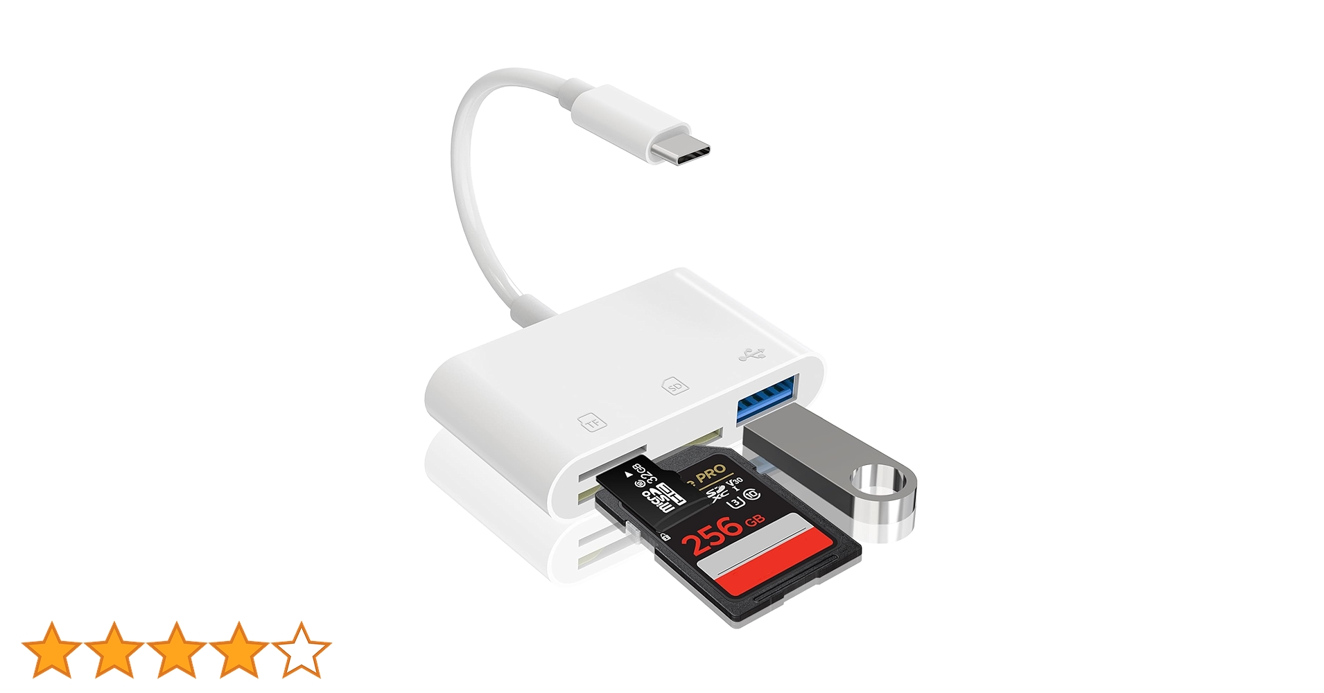Amazon.co.jp: SDカードリーダー Type-c 3in1 USB3.0/SD/TF変換