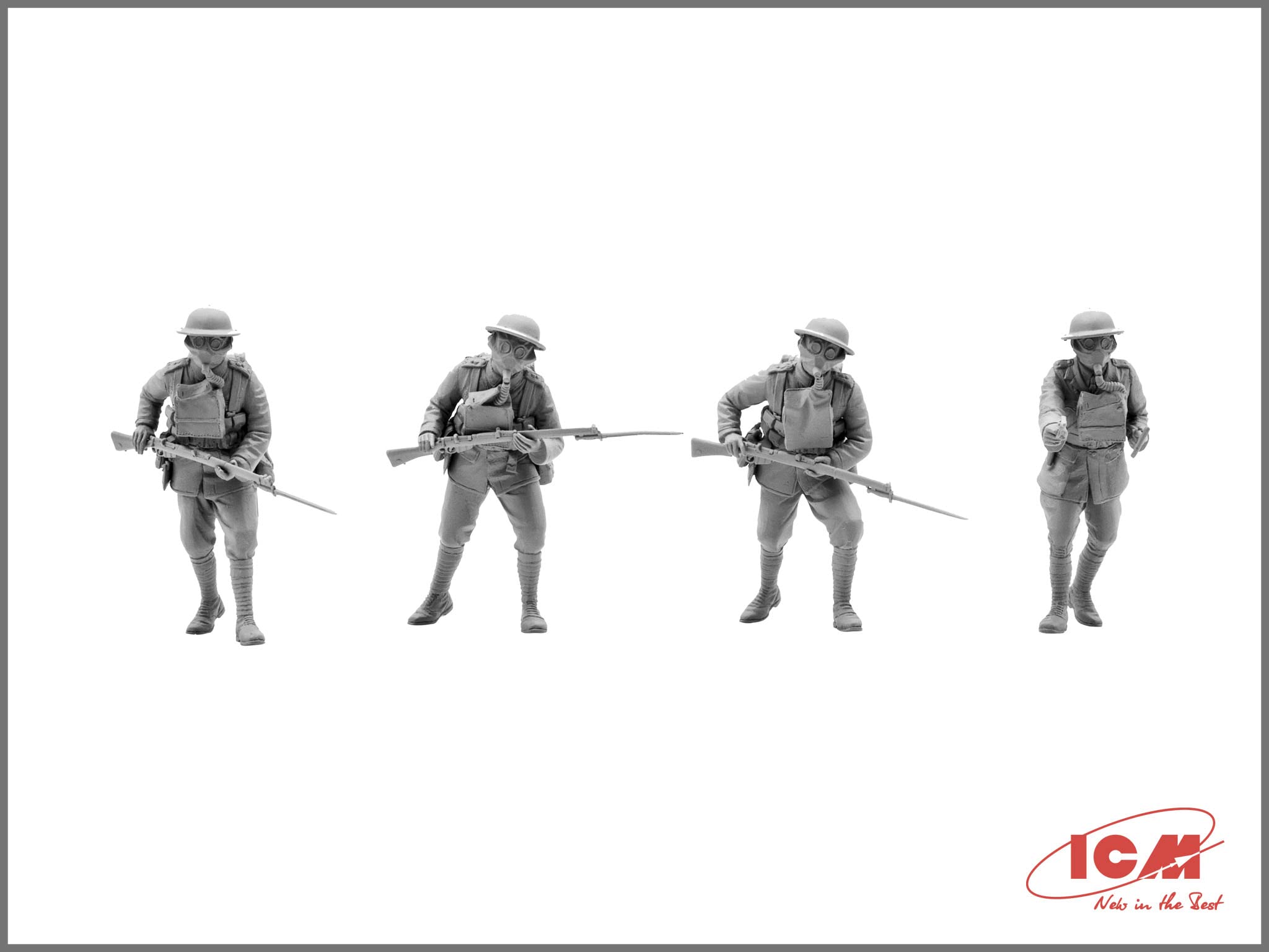 CC様　ジオラマ　第一世界戦争　イギリス軍　1917 完成品　ICM 35703 Amazon.com: ICM 35703 - Plastic Military Soldiers Figures Model