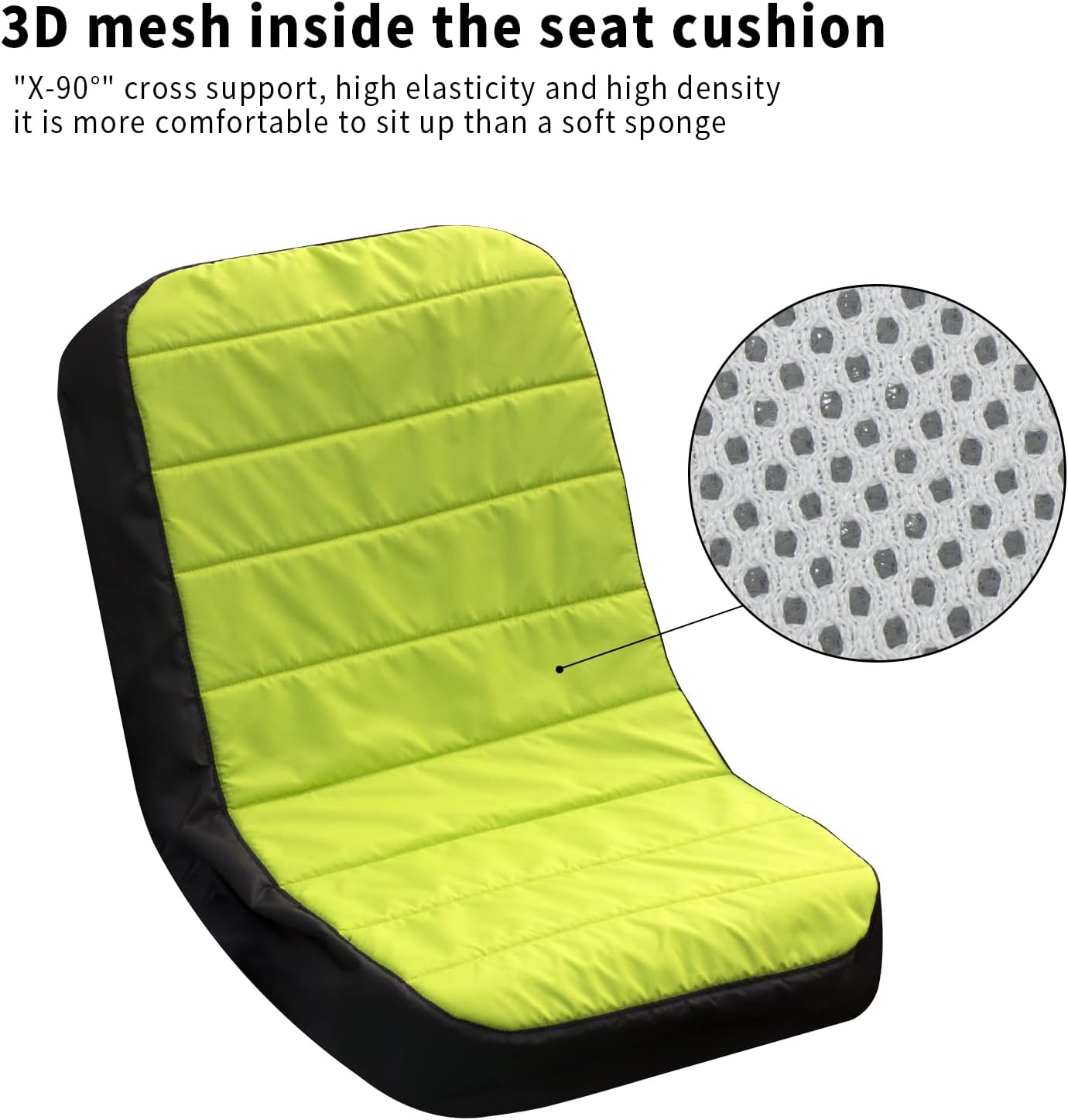 Buy Chuanke Riding Lawn Mower Seat Cover Durable Nylon Material 3D Mesh