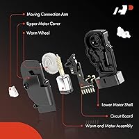Vista 2 de A-Premium Actuador de pestillo de puerta trasera compatible con Toyota Sequoia 2001-2007 Sport Utility, actuador de pestillo de bloqueo de puerta