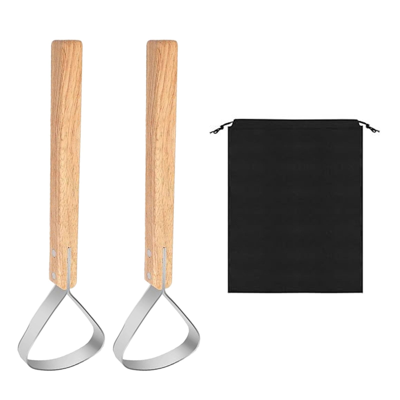Fleshing Tool With Storage Bag Hide Scrapers Leathers Craft Easy To Use Leather Making Tools Leather Fleshing Hide Tanning Kits Pelts With Storage Bag For Craft