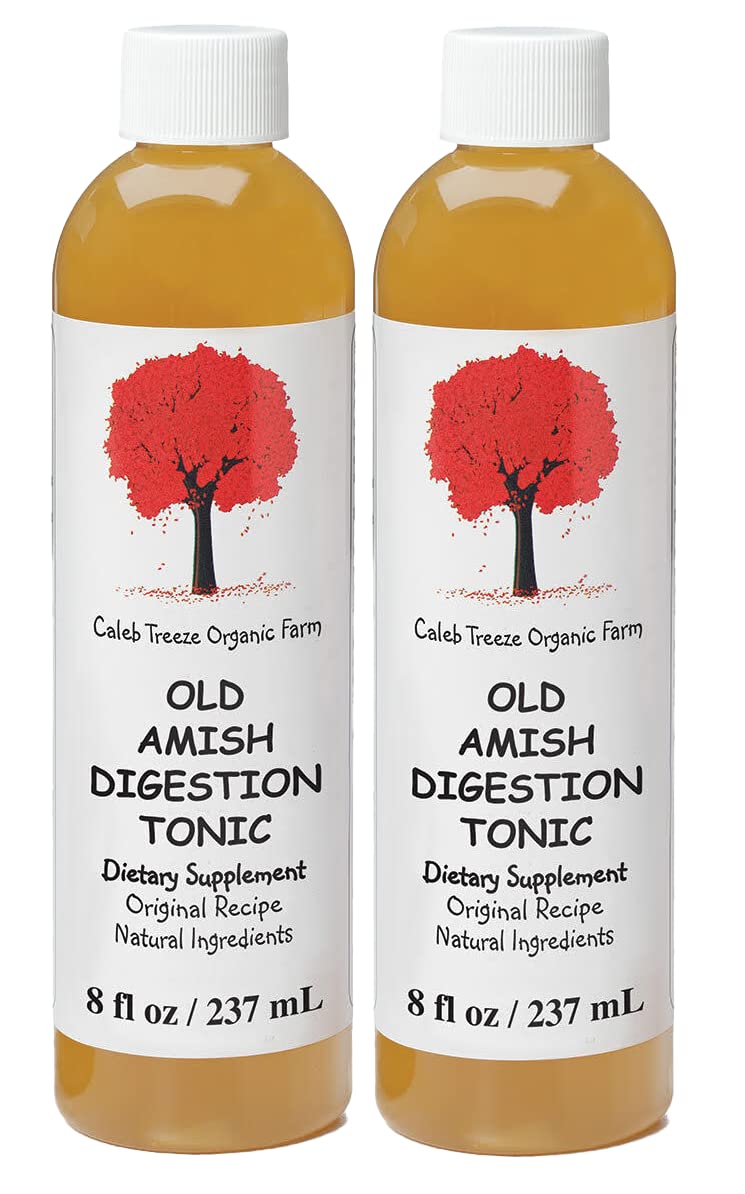 Stops Acid Reflux (8 oz) by Caleb Treeze: Old Amish Formula (2 Pack)