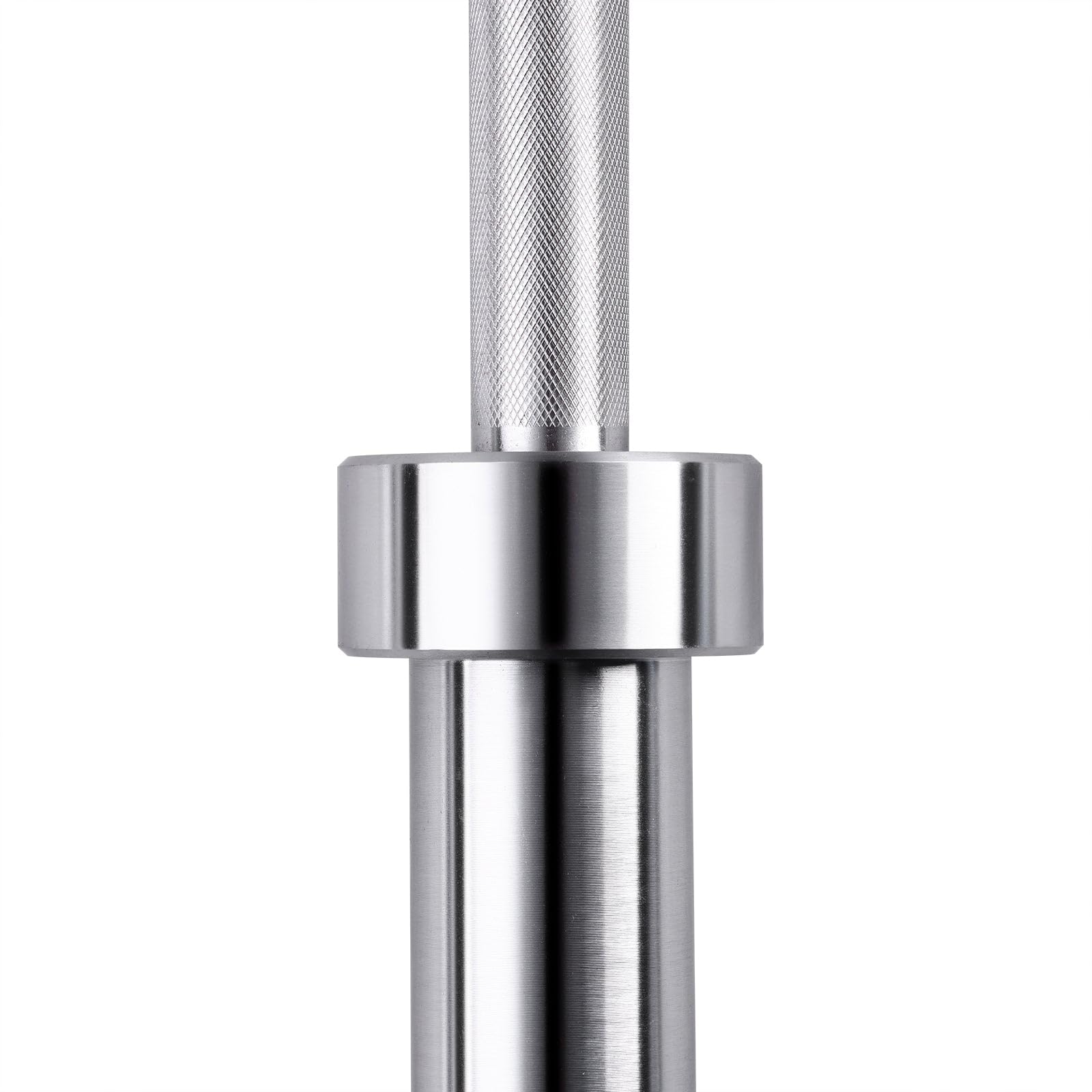 Barra Olímpica 2.2m x 50 mm, 4 Rodamiendos de Alta Precisión, Soporta hasta 365 Kg, Ideal para Musculación, Powerlifting, Cross Training y Halterofilia, 20 Kg